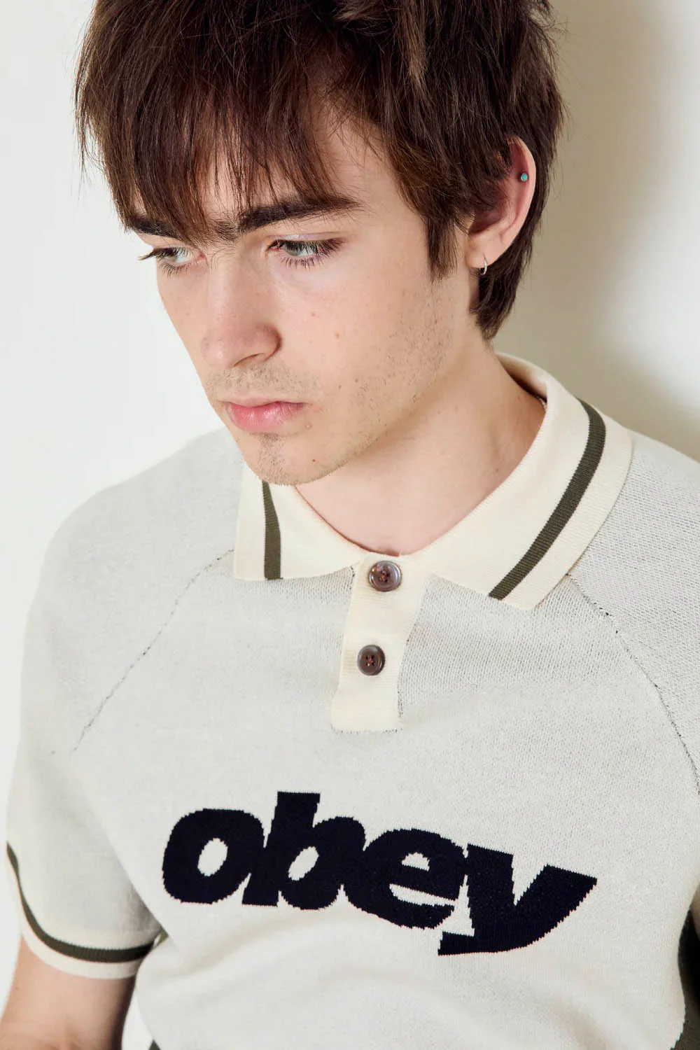 OBEY - OBEY SPORT POLO SWEATER - Image 3