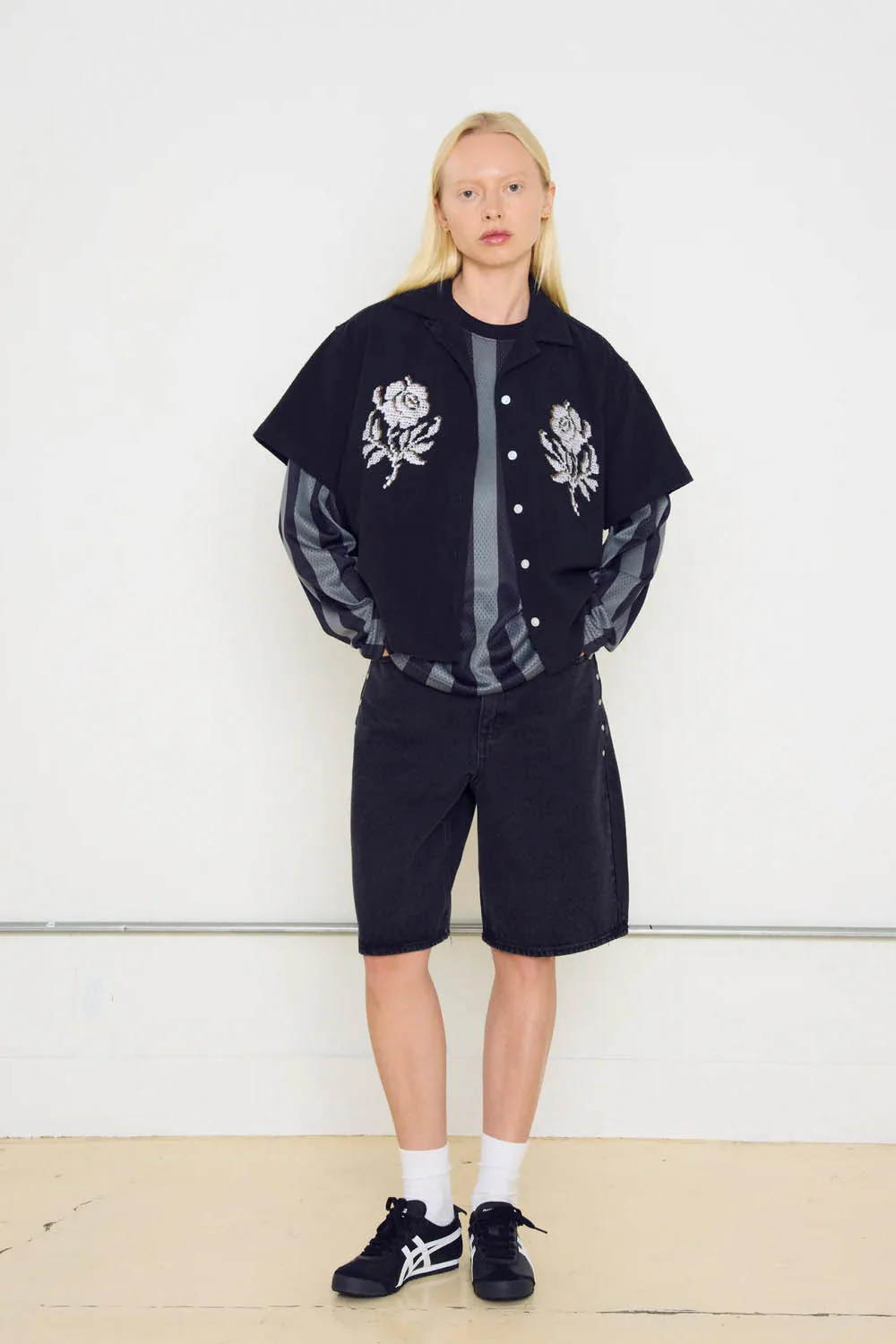 OBEY - ROSES EMBELLISHED SHIRT - Image 2