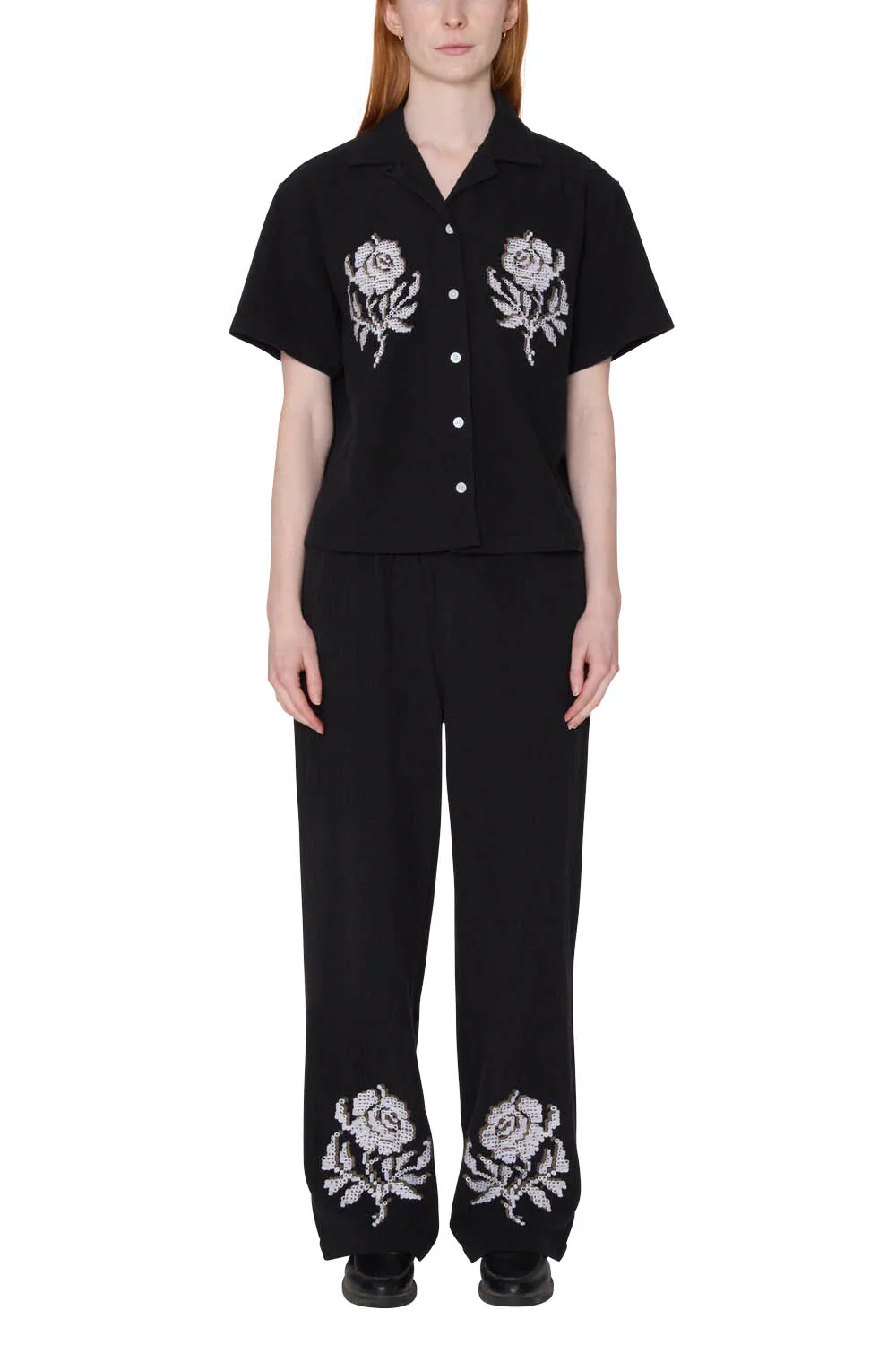 OBEY - ROSES EMBELLISHED SHIRT - Image 3