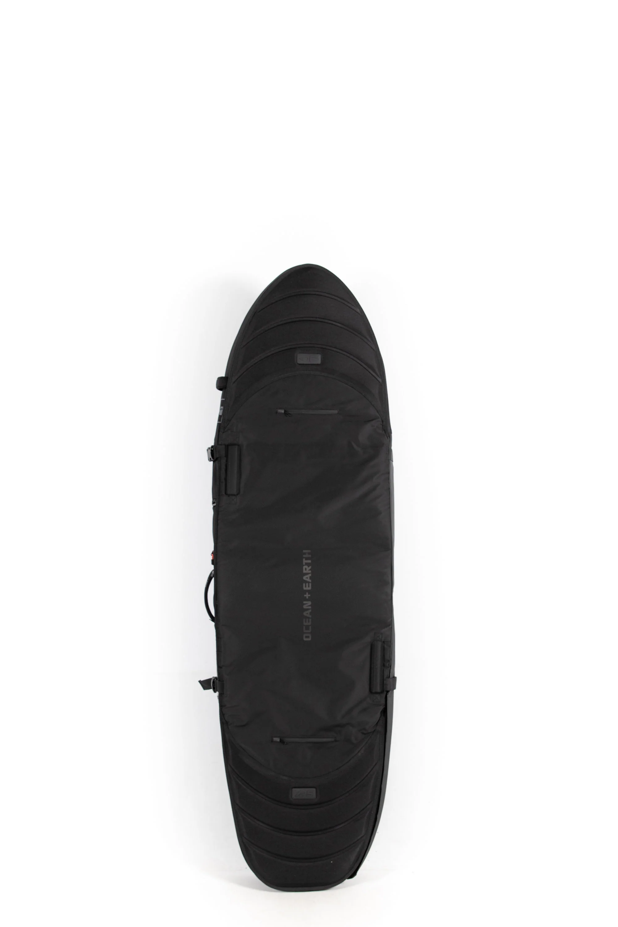 OCEAN+EARTH - 6.4 DOUBLE APEX FISH SHORTBOARD BAG - BLACK