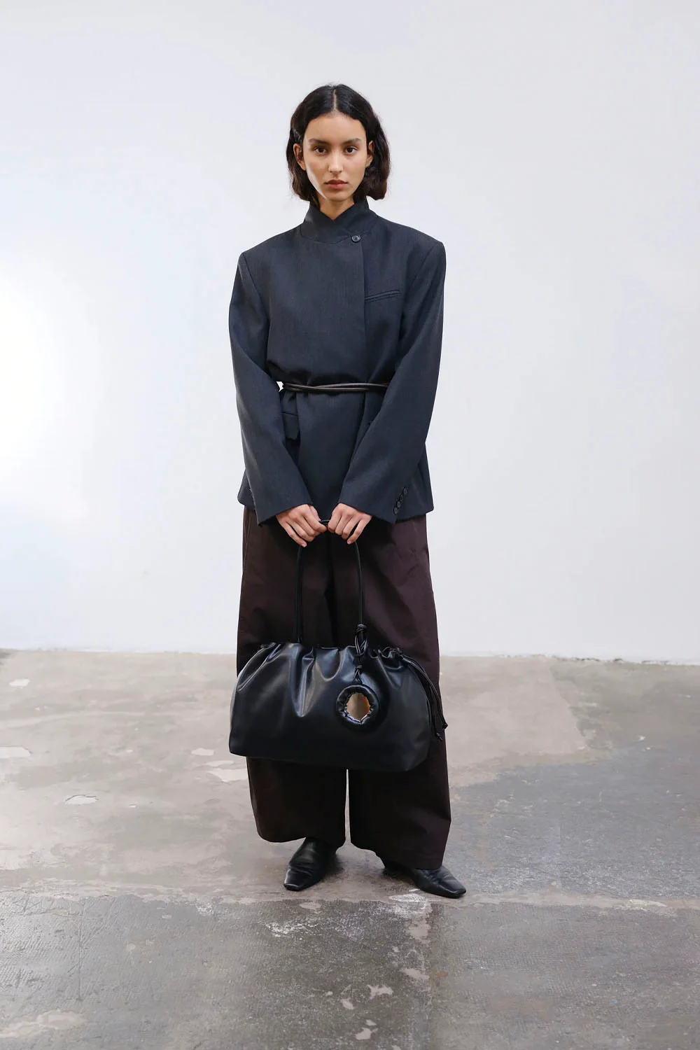 ÖLEND - MILOS BAG VEGAN LEATHER - BLACK - Image 3