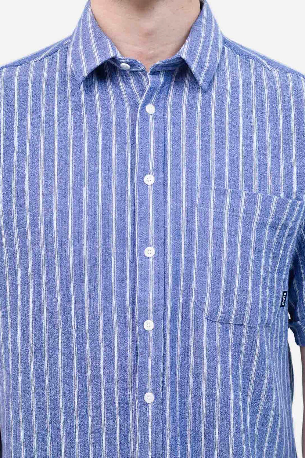 OLOW - LEWIS SHIRT - BLEU - Image 3