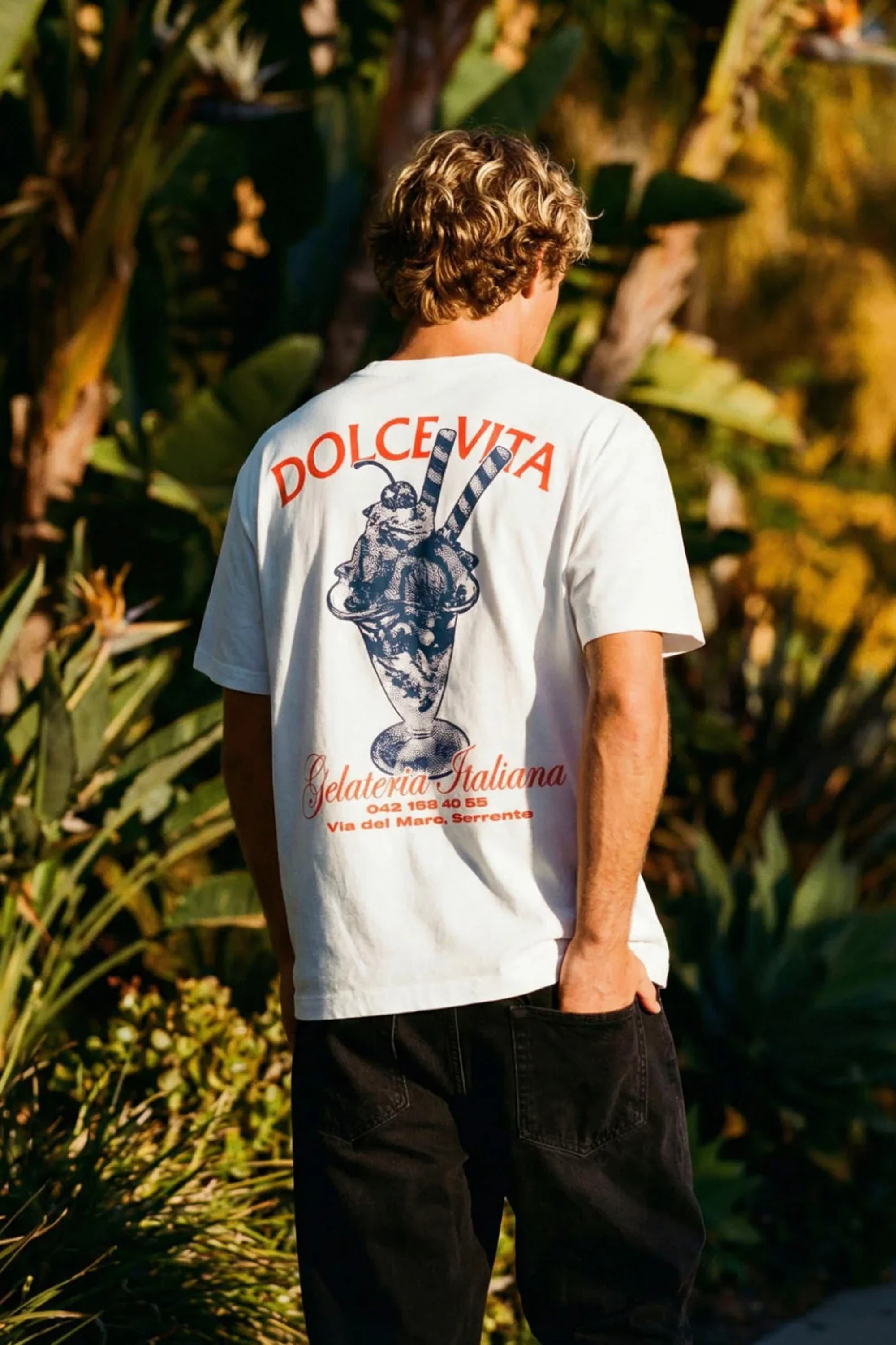 ON VACATION - GELATERIA T-SHIRT - WHITE - Image 3