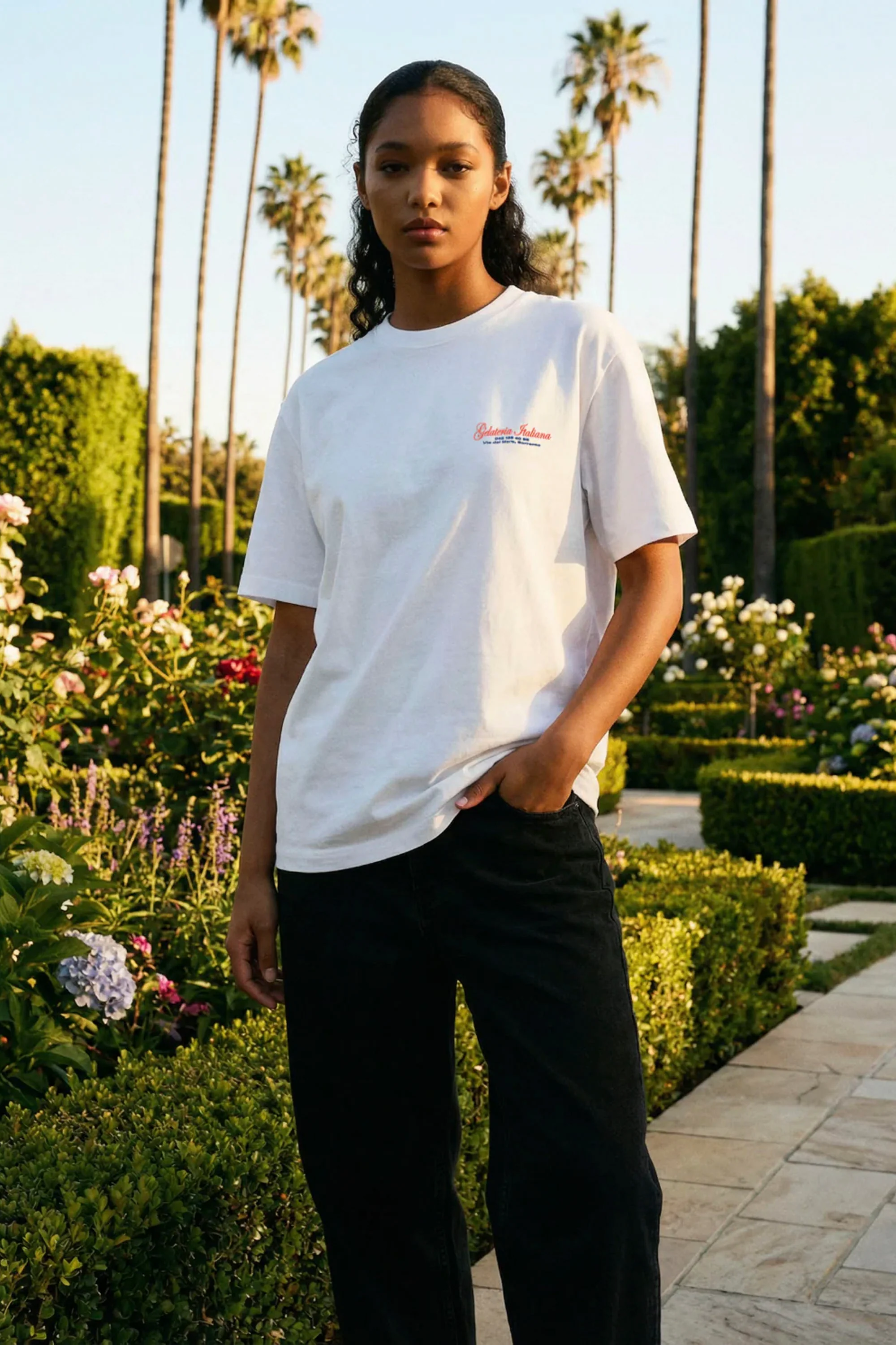 ON VACATION - GELATERIA T-SHIRT - WHITE - Image 6