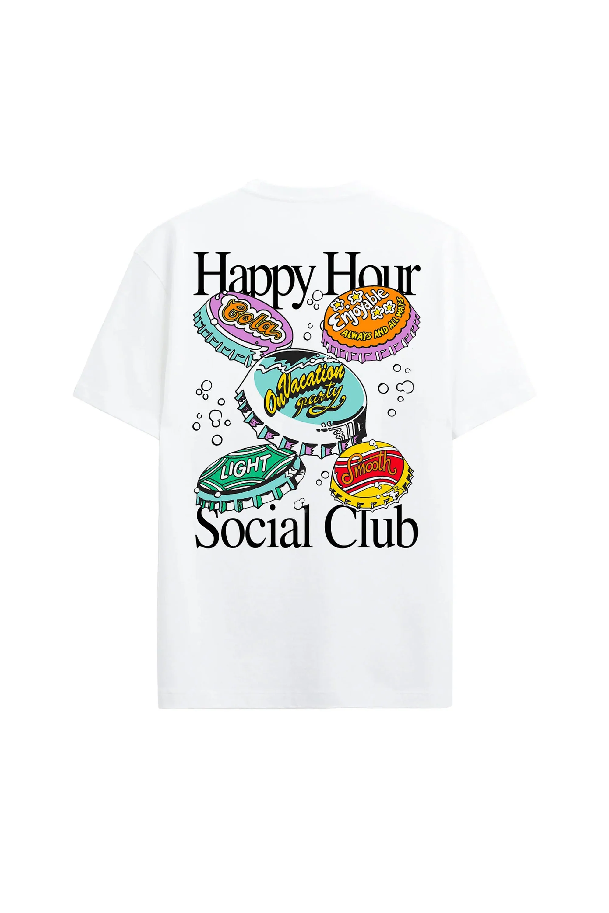ON VACATION - HAPPY HOUR SOCIAL CLUB T-SHIRT
