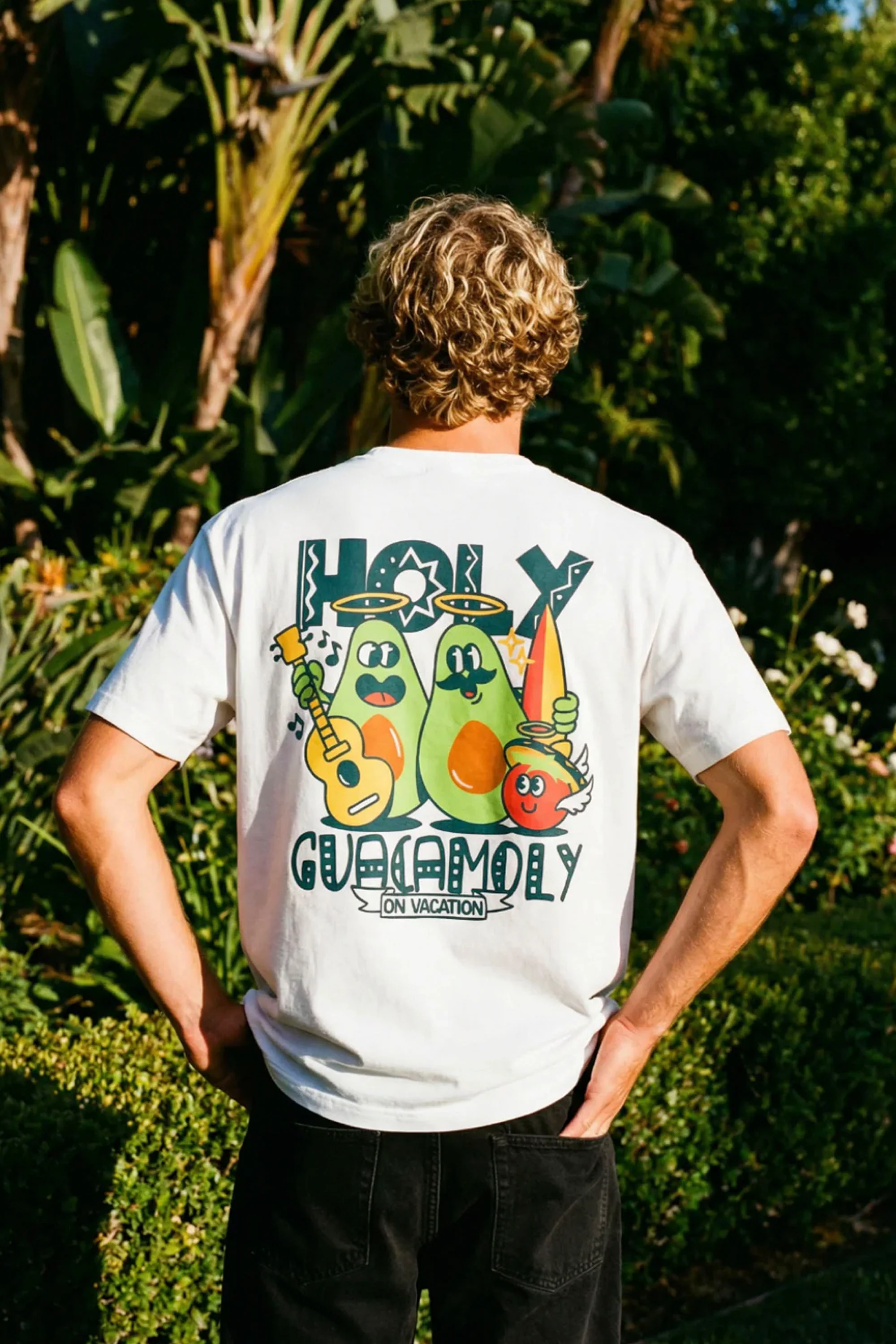 ON VACATION - HOLY GUACAMOLY T-SHIRT - Image 5