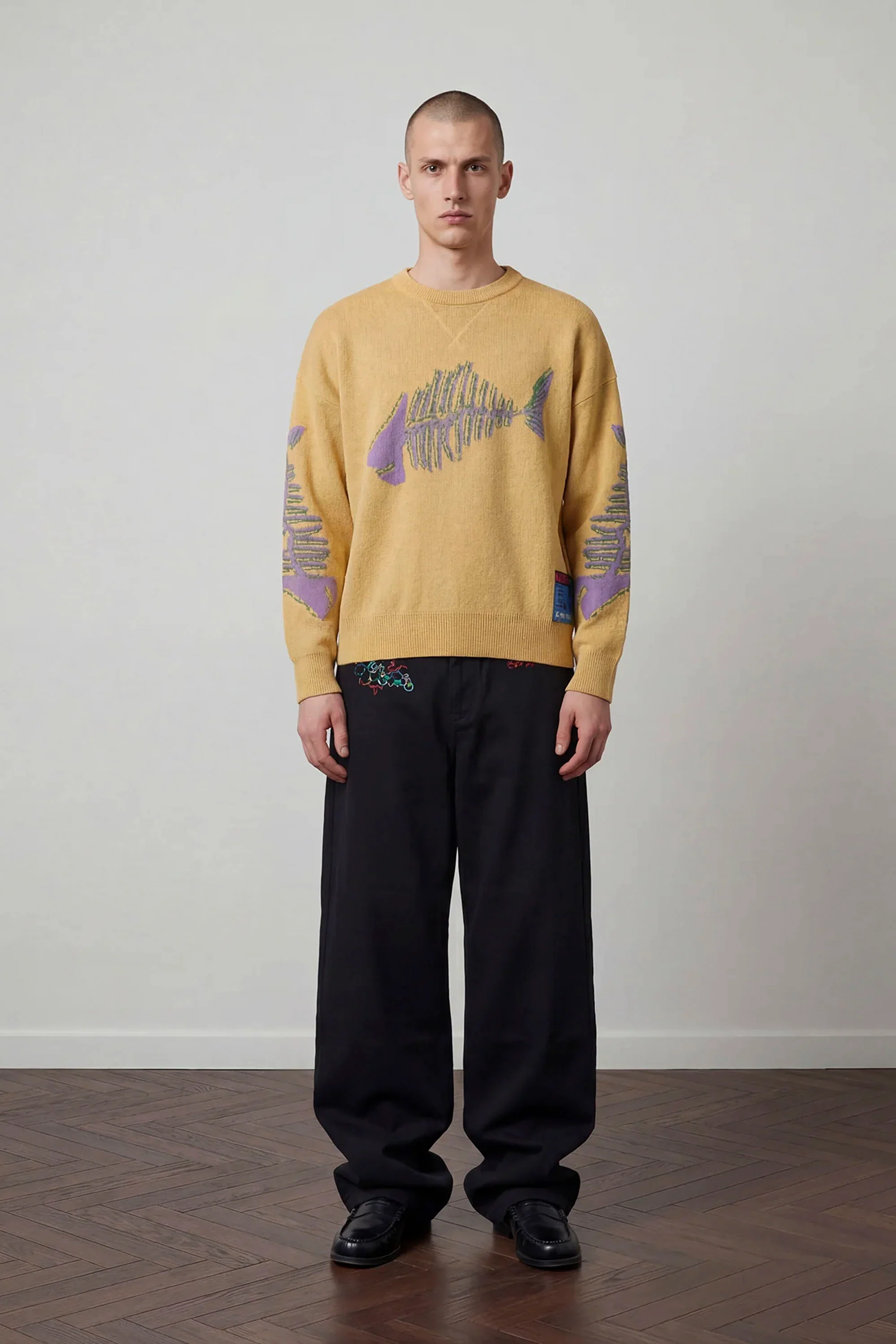 PAS DE MER - FISH JUMPER SWEATER