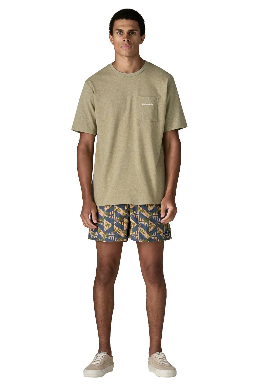 PATAGONIA - BAGGIES SHORT 5" - JAGUAR GEO/DOLOMITE BLUE - Image 3