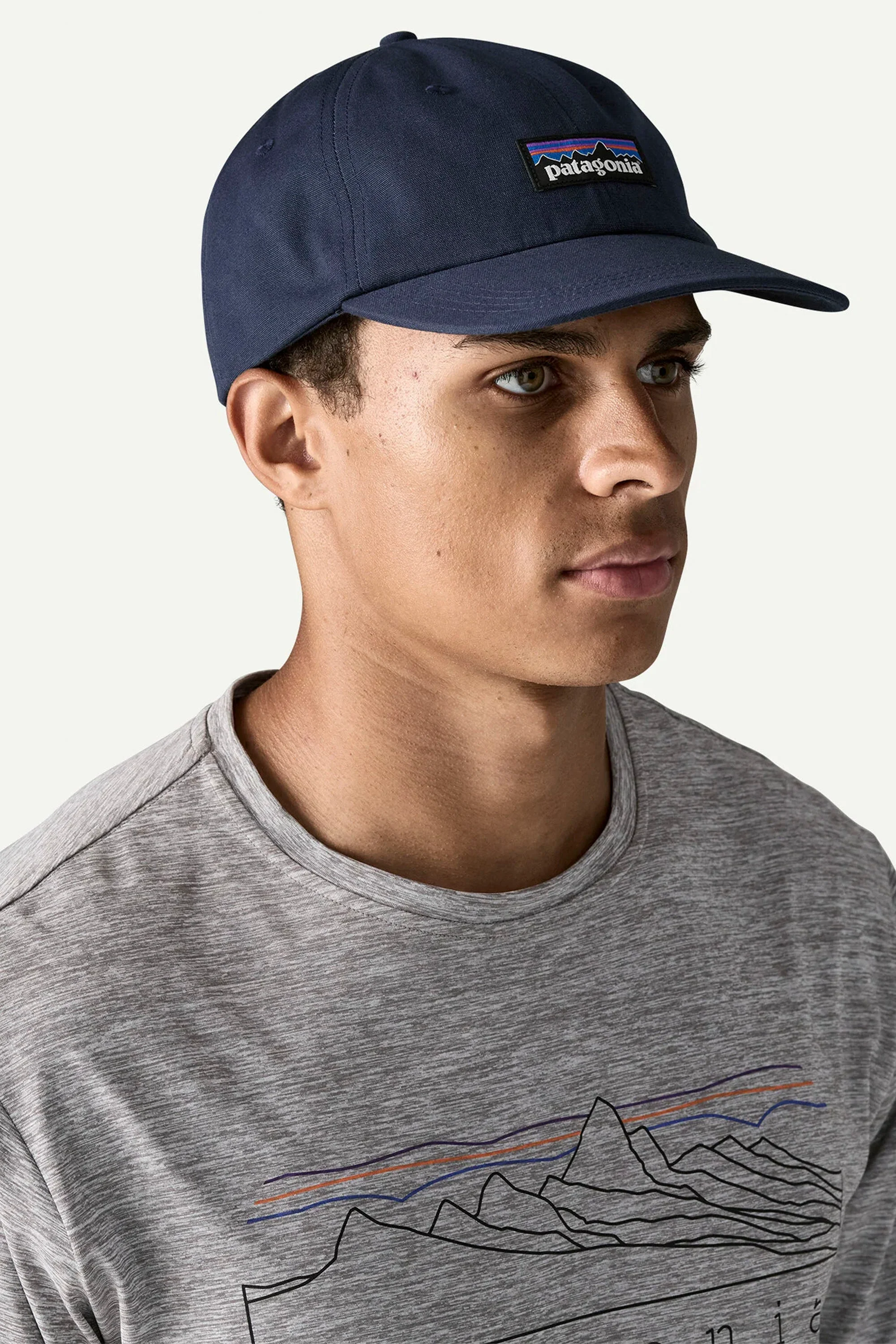 PATAGONIA - P-6 LABEL TRAD CAP - NEW NAVY