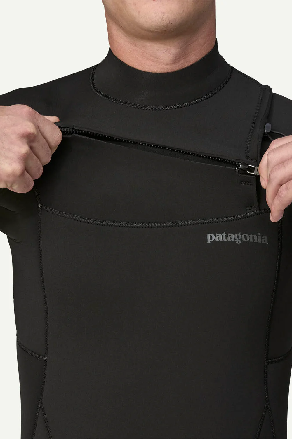 PATAGONIA - R1 YULEX REGULATOR - 3MM - Front zip - BLACK - MAN - Image 7