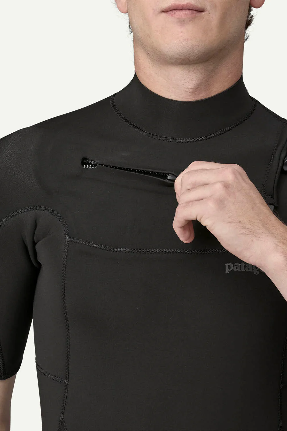 PATAGONIA - YULEX REGULATOR LITE - 2MM - Short Sleeve - BLACK - MAN - Image 4