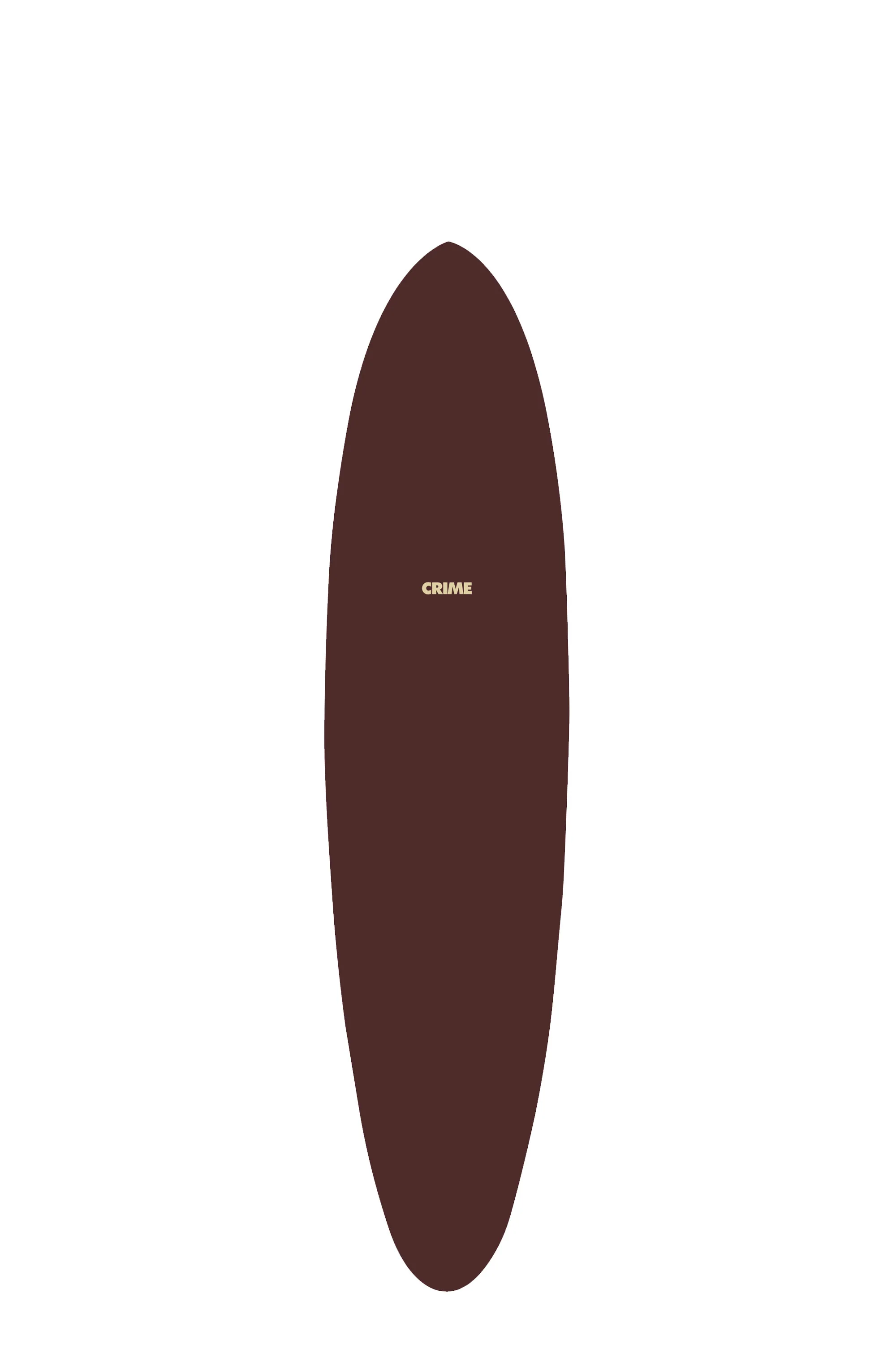 PRE ORDER | Crime Surfboards - ZEN FLOW - OX BLOOD - 7'4" x 21.7" x 2.88" - 51L