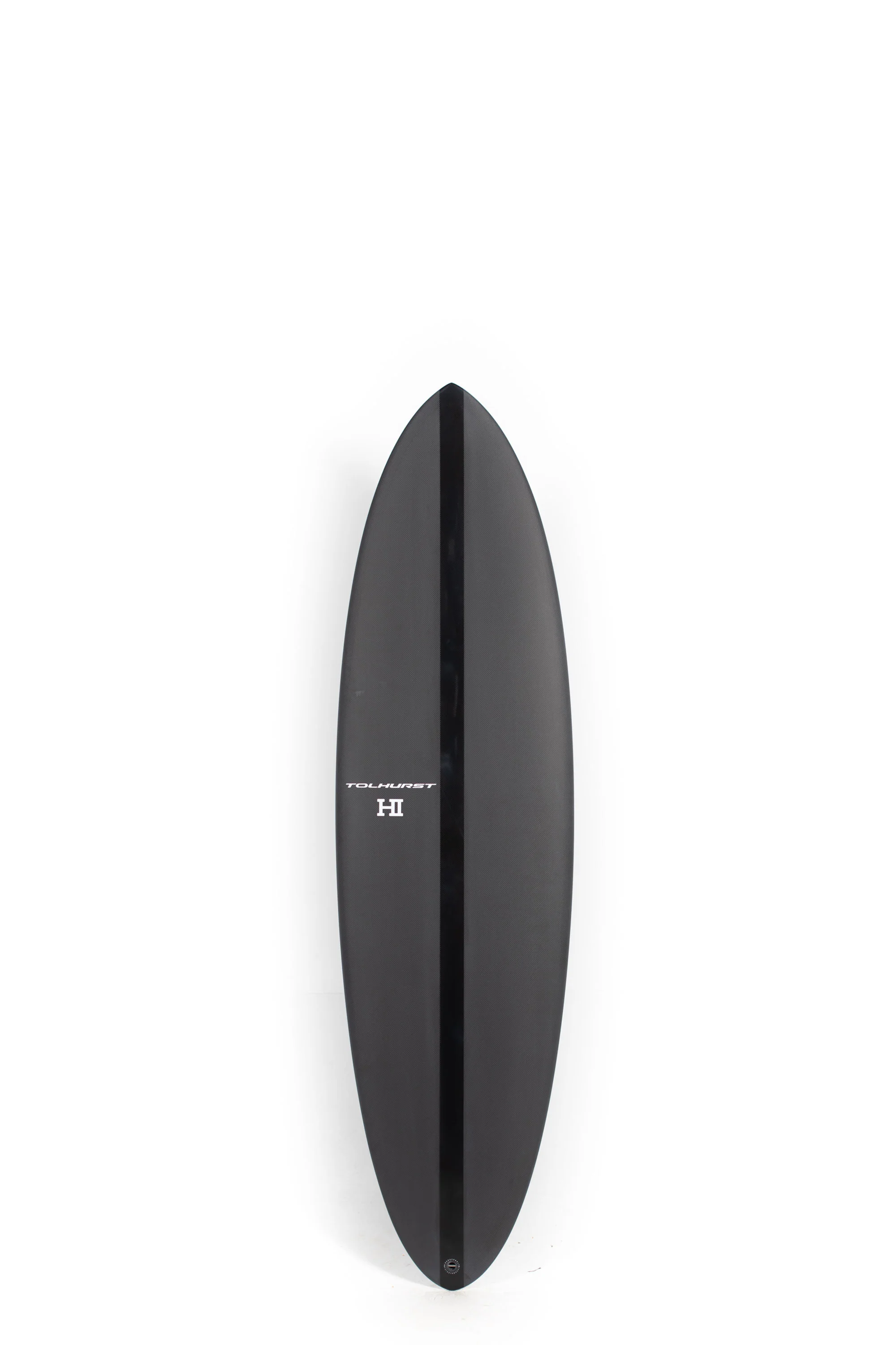 Harley Ingleby Surfboards - Mid 6 Mini - Full Carbon - Thunderbolt Black - 6'4" x 20" x 2 5/8" - 36L