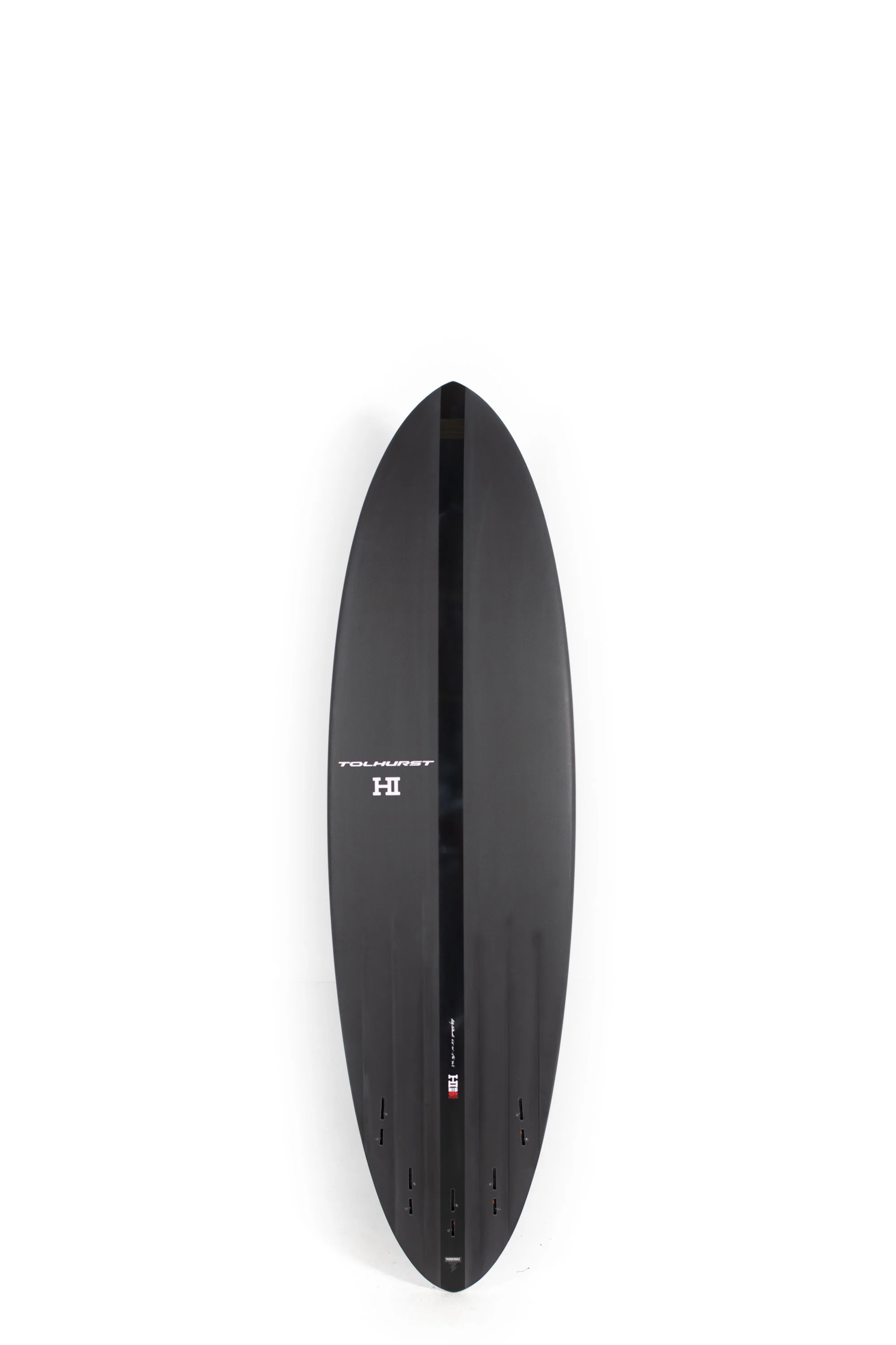 Harley Ingleby Surfboards - Mid 6 Mini - Full Carbon - Thunderbolt Black - 6'4" x 20" x 2 5/8" - 36L - Image 2
