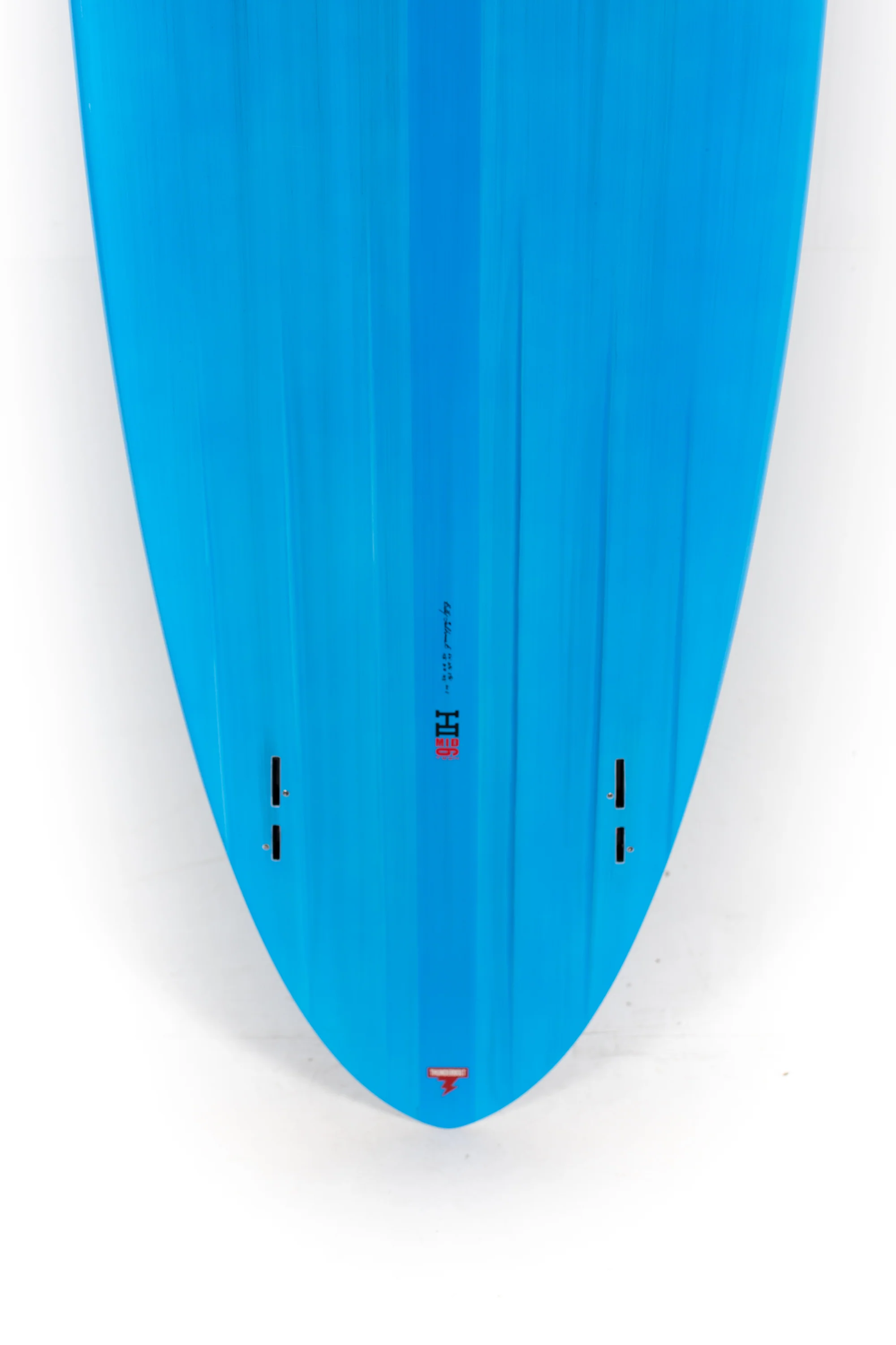 PRE-ORDER | Harley Ingleby Surfboards - Mid 6 Mini Twin - Ocean Blue - Thunderbolt Red - 6'4" x 20" x 2 5/8 - 36L - Image 8