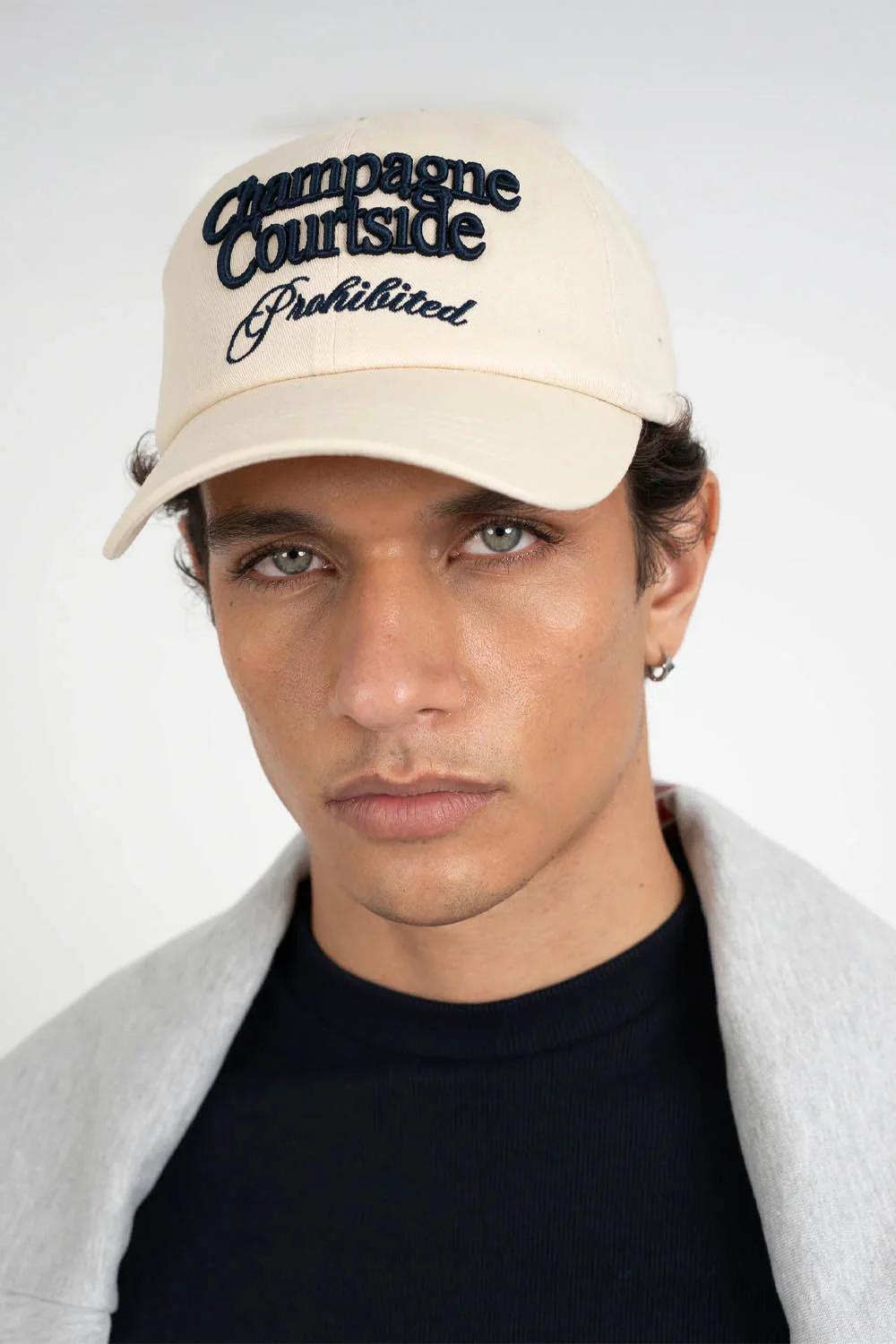 PROHIBITED - CHAMPAGNE COURTSIDE CAP - CREAM