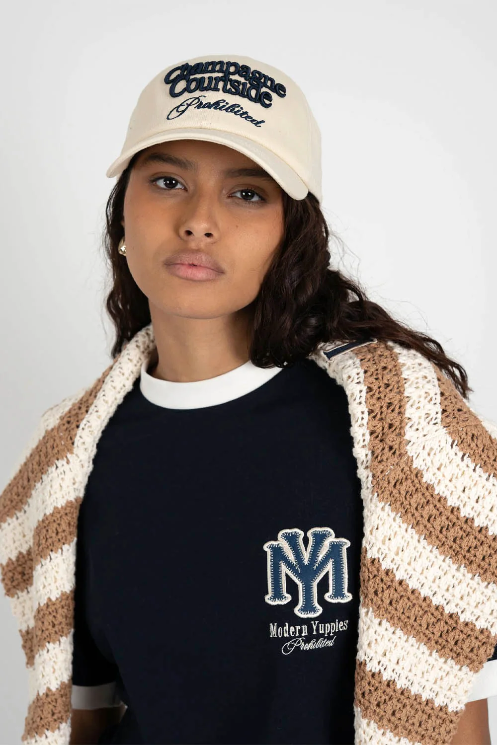 PROHIBITED - CHAMPAGNE COURTSIDE CAP - CREAM - Image 2