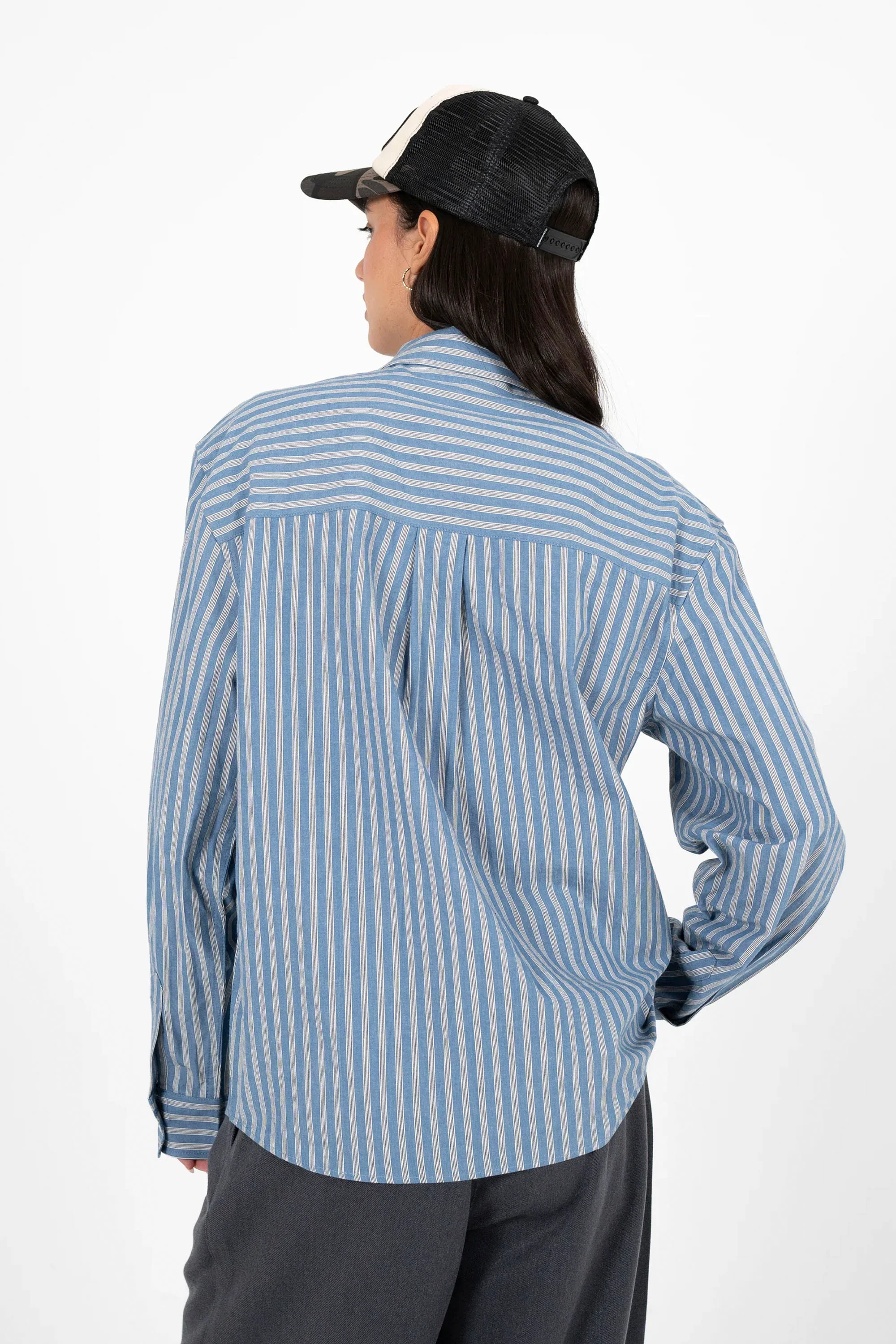 PROHIBITED - DRIFT DRESS SHIRT - BLUE - Image 4
