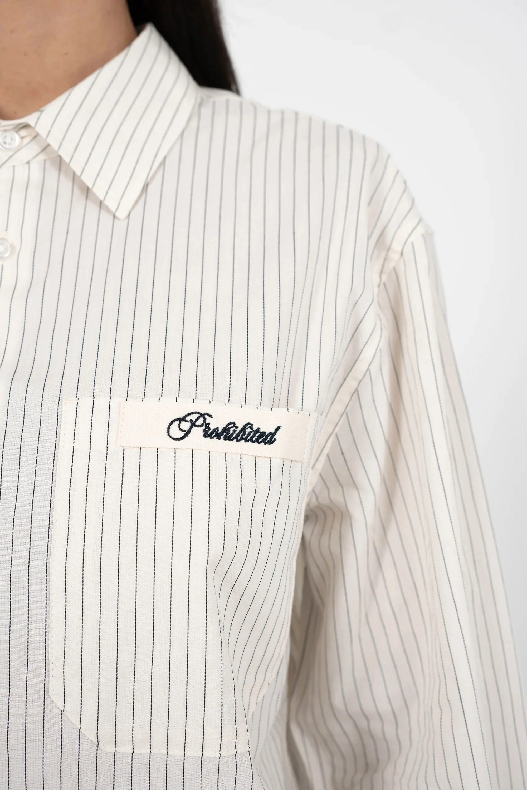 PROHIBITED - DRIFT DRESS SHIRT - OFF WHITE - Image 5
