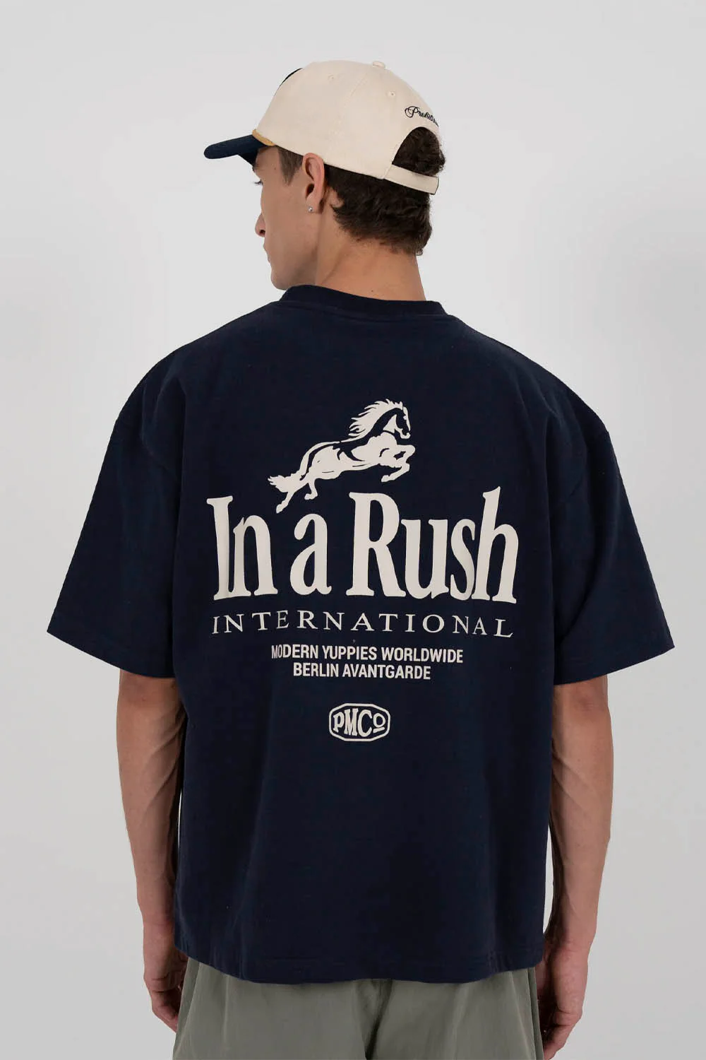 PROHIBITED - HORSE RACER TEE - DEEP BLUE