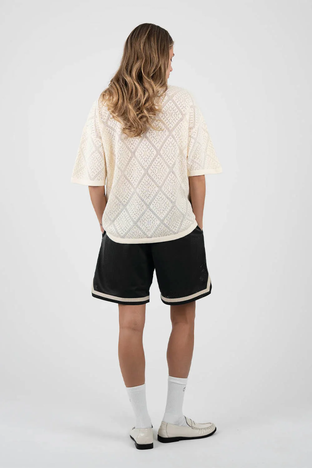 PROHIBITED - MESH BASKETBALL SHORTS - BLACK - Image 3