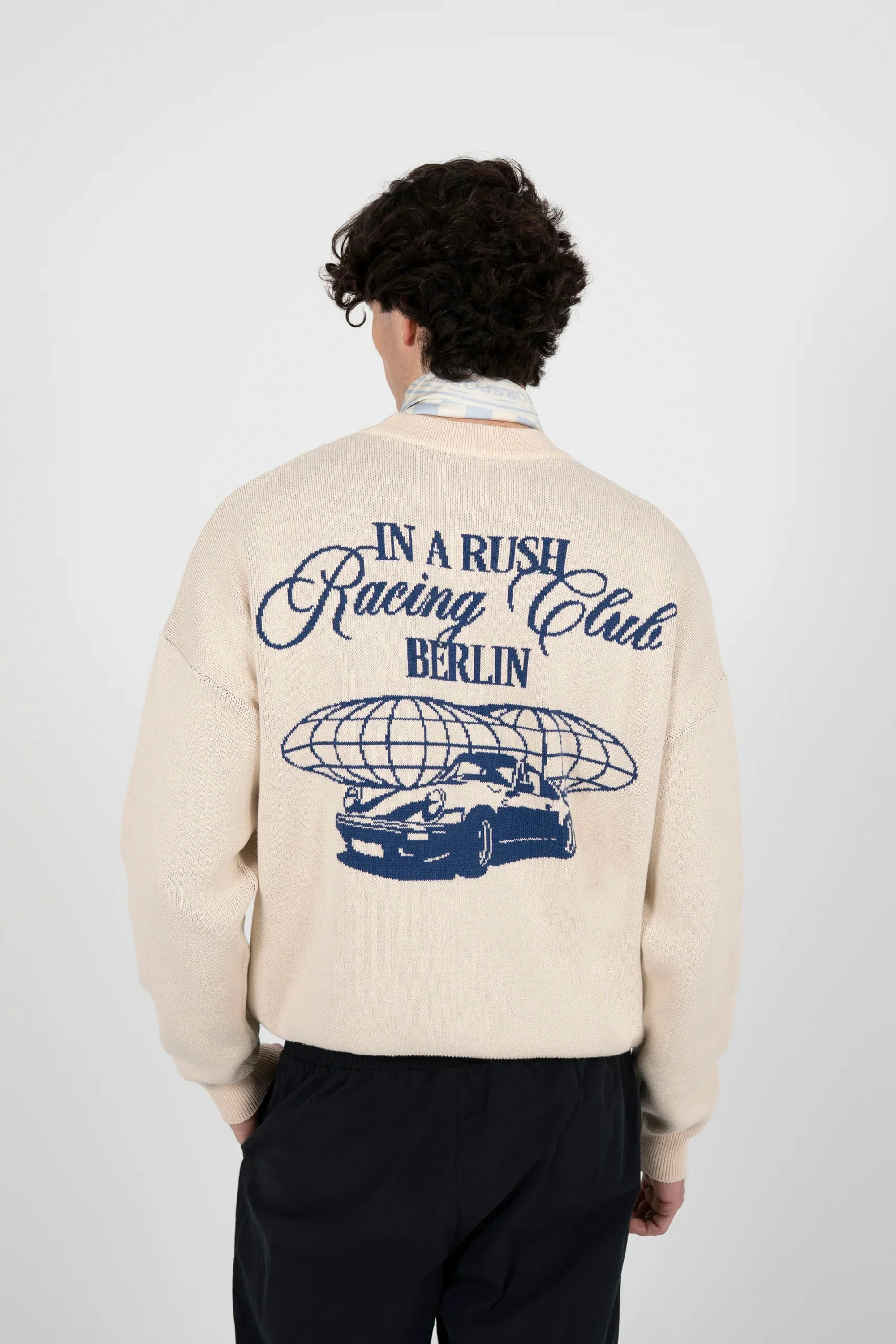 PROHIBITED - VORTEX KNIT SWEATER - CREAM - Image 2
