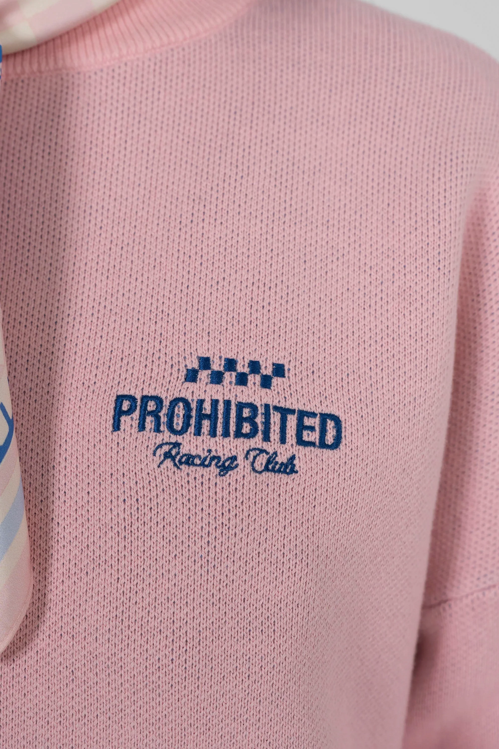 PROHIBITED - VORTEX KNIT SWEATER - ROSE - Image 4