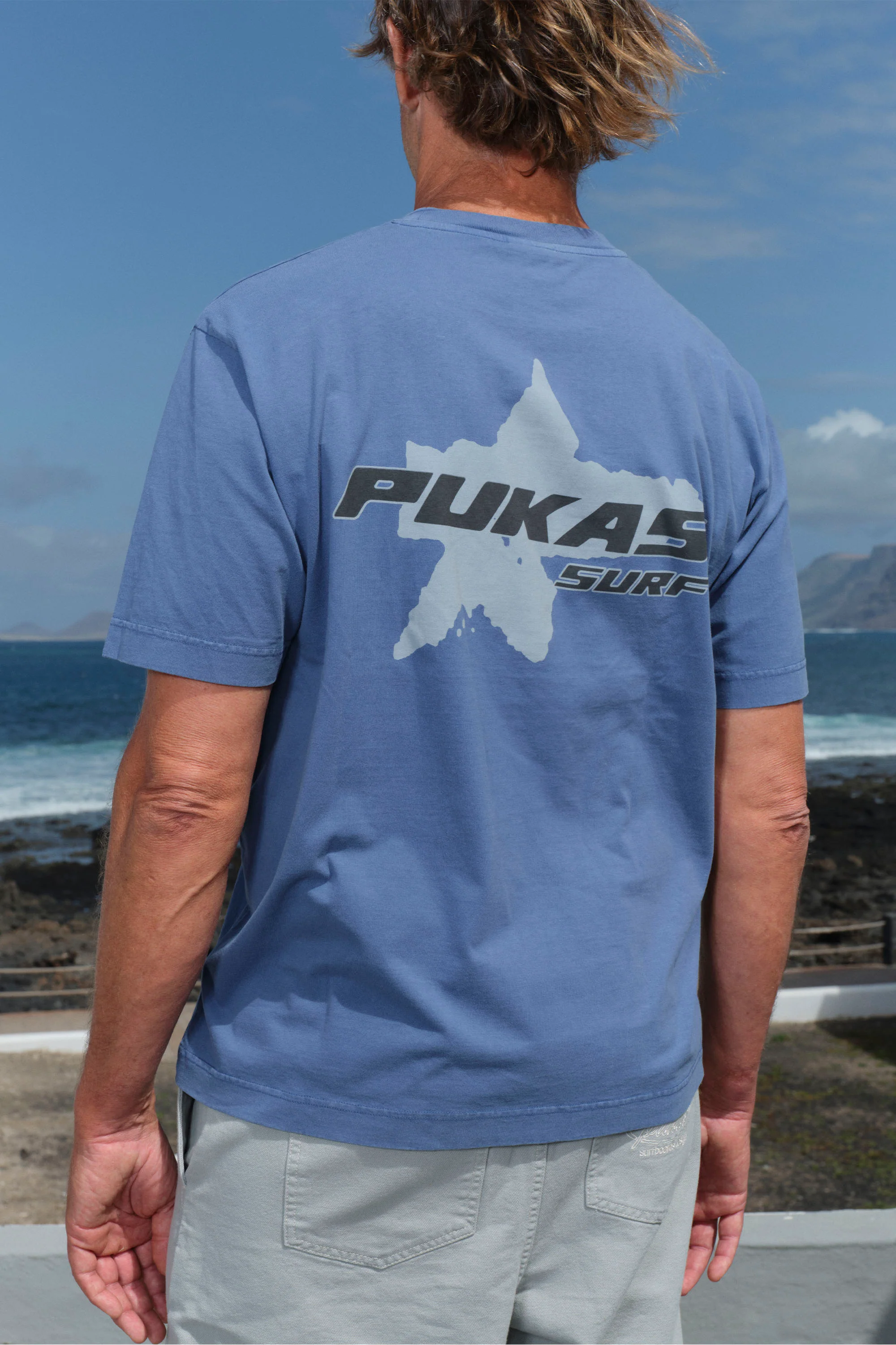 PUKAS - COMP TEE - DUSTY BLUE - Image 3
