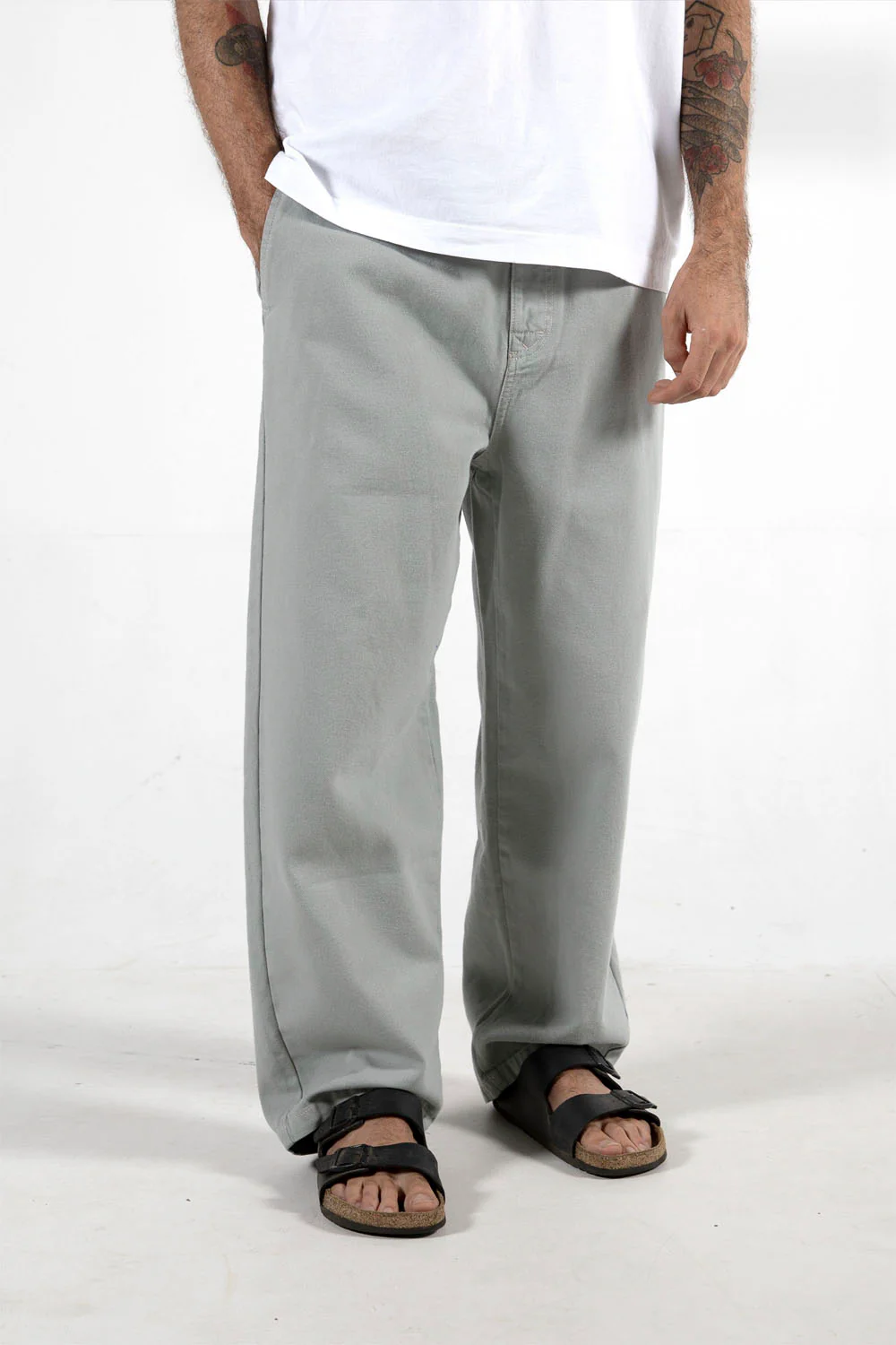 PUKAS - CONTRAST CANVAS PANT - Image 3