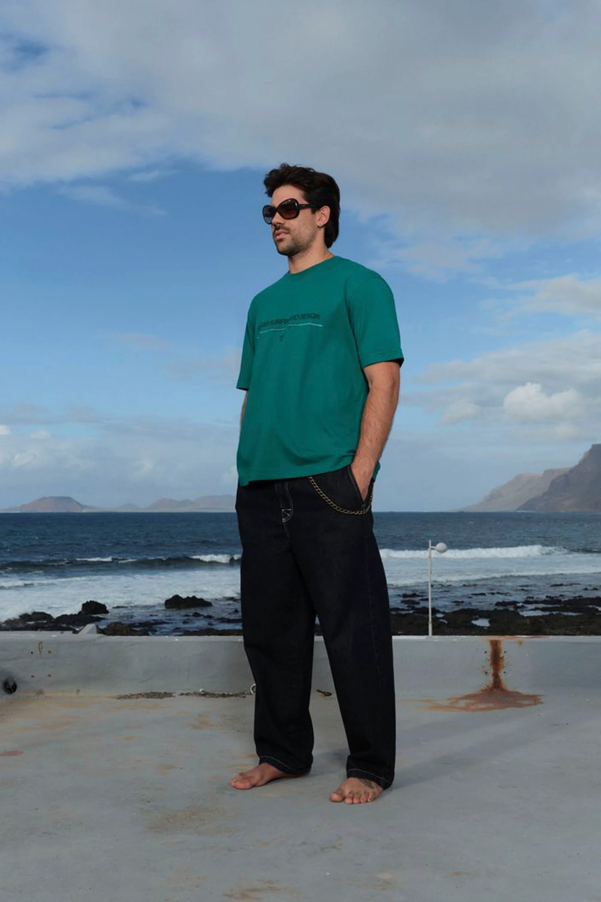 PUKAS - FIVE STARS SHORT SLEEVE TEE - EVERGREEN - Image 4
