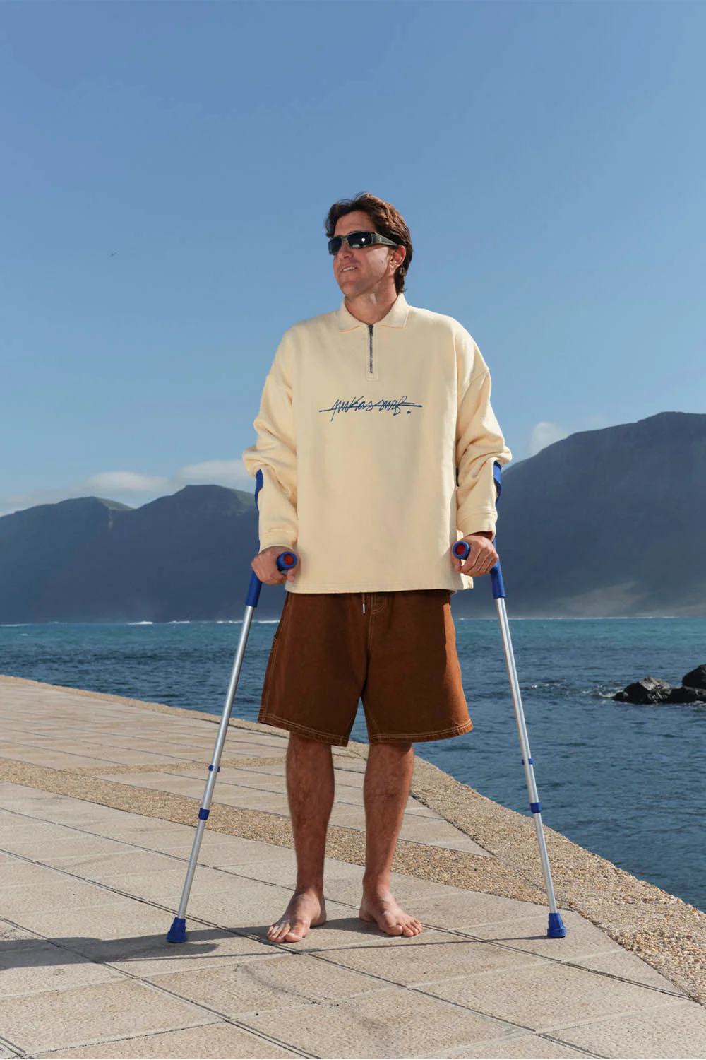PUKAS - STRINGER HALF ZIP POLO FLEECE - Image 3