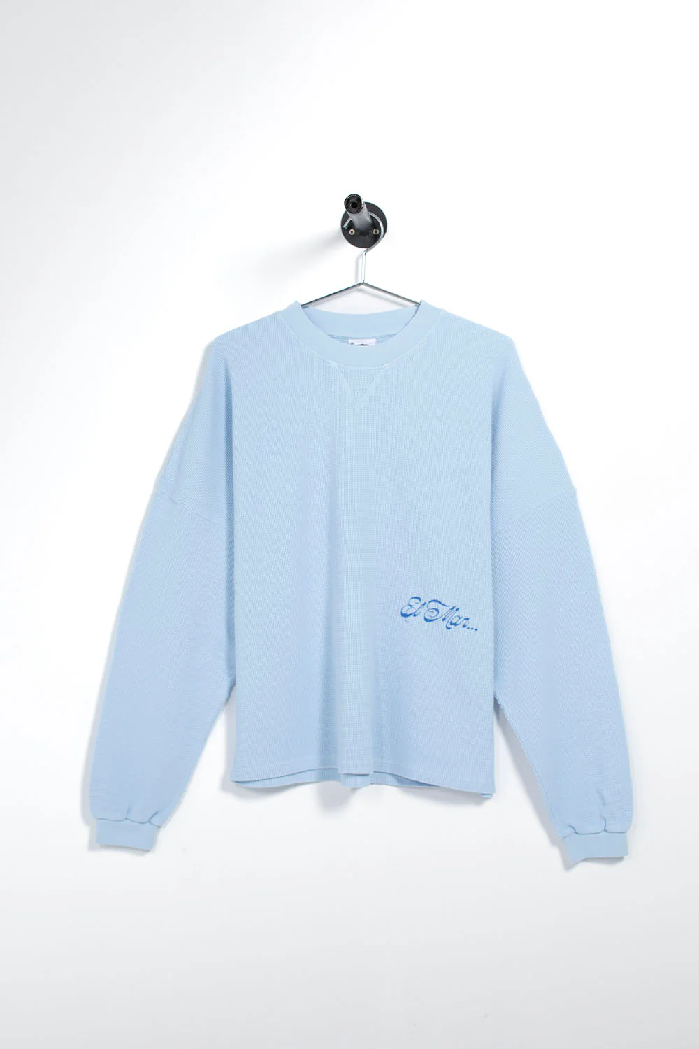 PUKAS SURF SHOP - EL MAR WAFFLE LONG SLEEVE TEE - SKY - Image 2