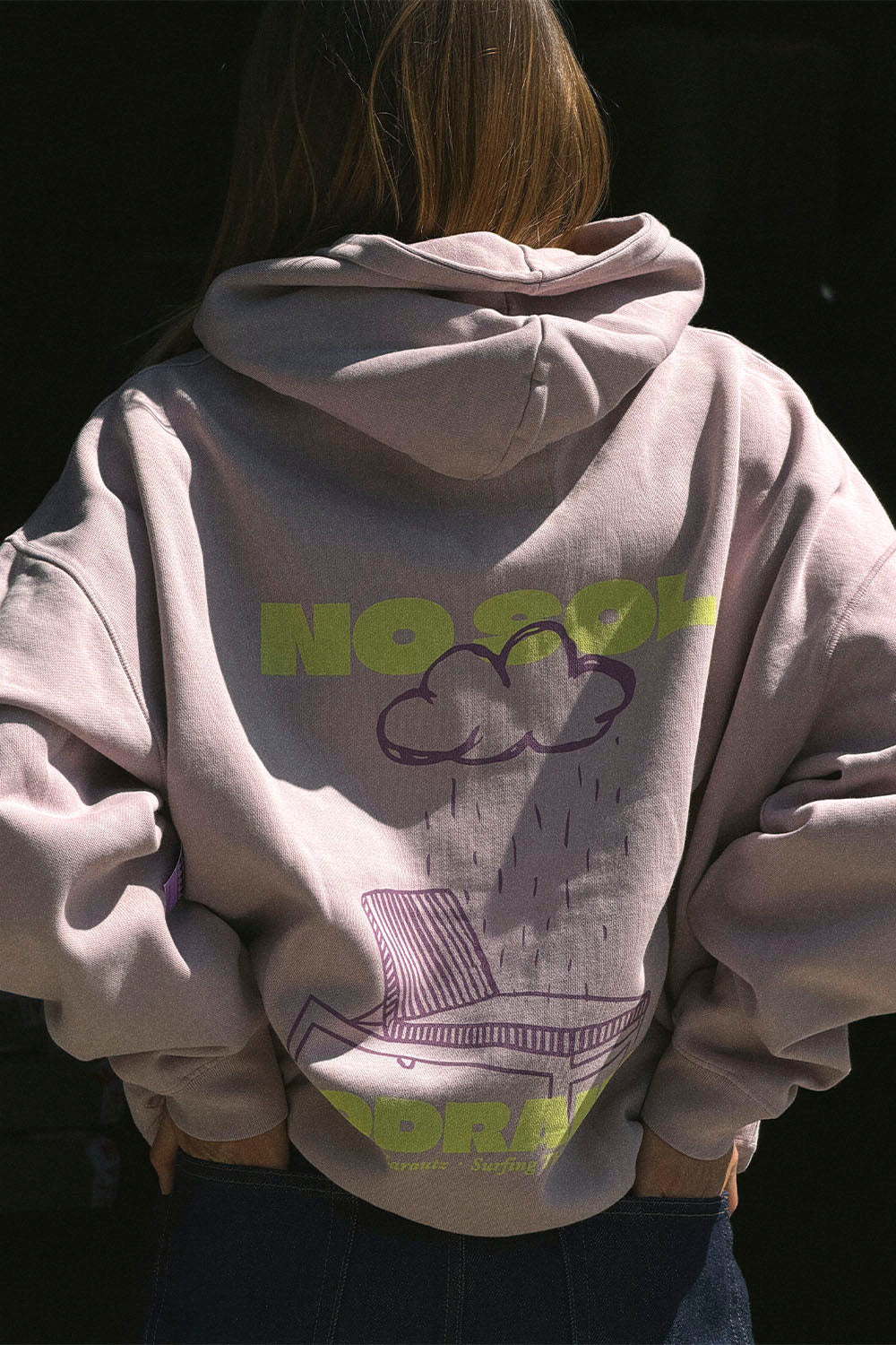 PUKAS SURF SHOP - NO DRAMA HOODIE - WOMAN - Image 5