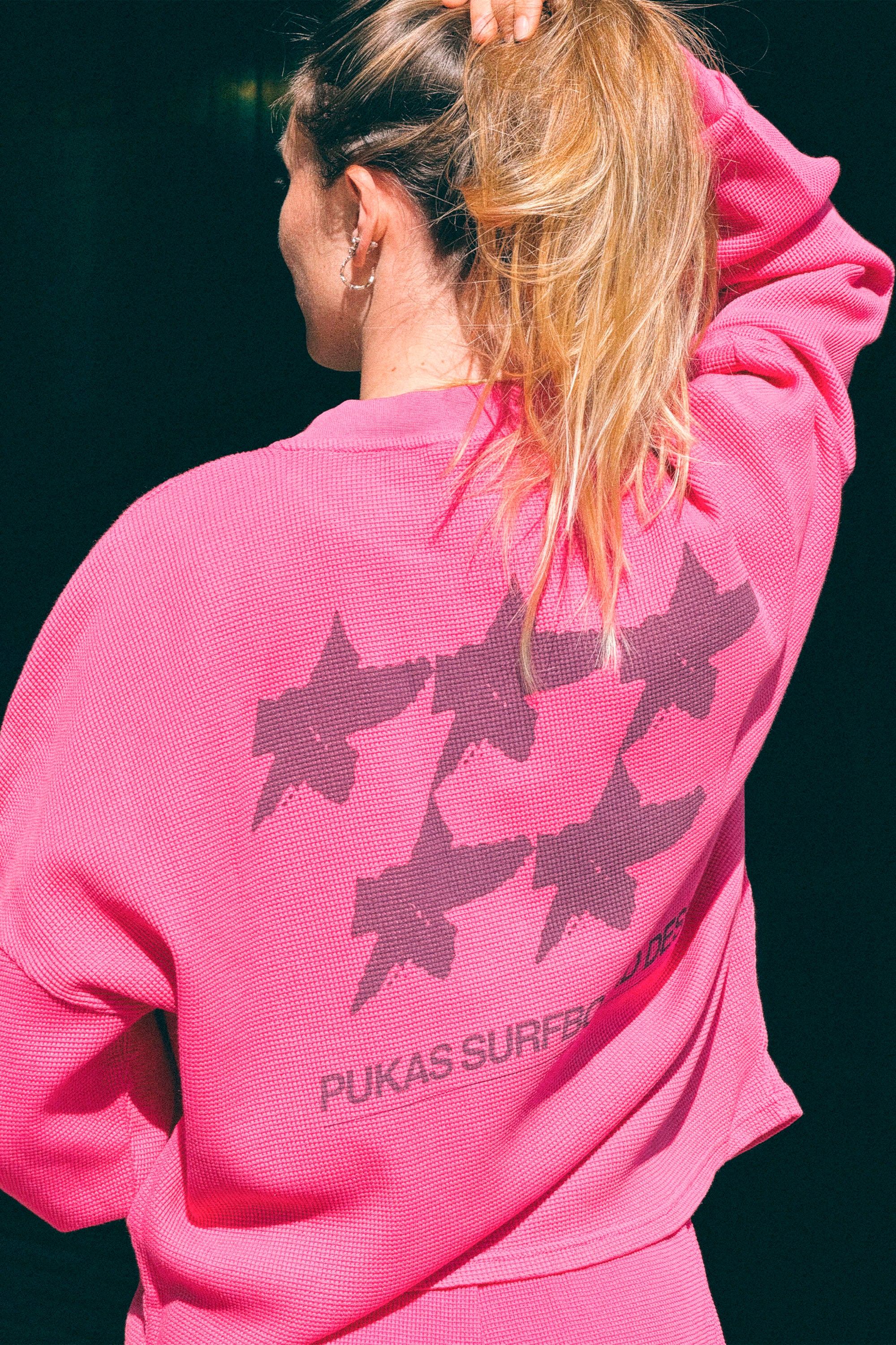 PUKAS SURF SHOP - ONLY FIVE WAFFLE TEE - Image 3