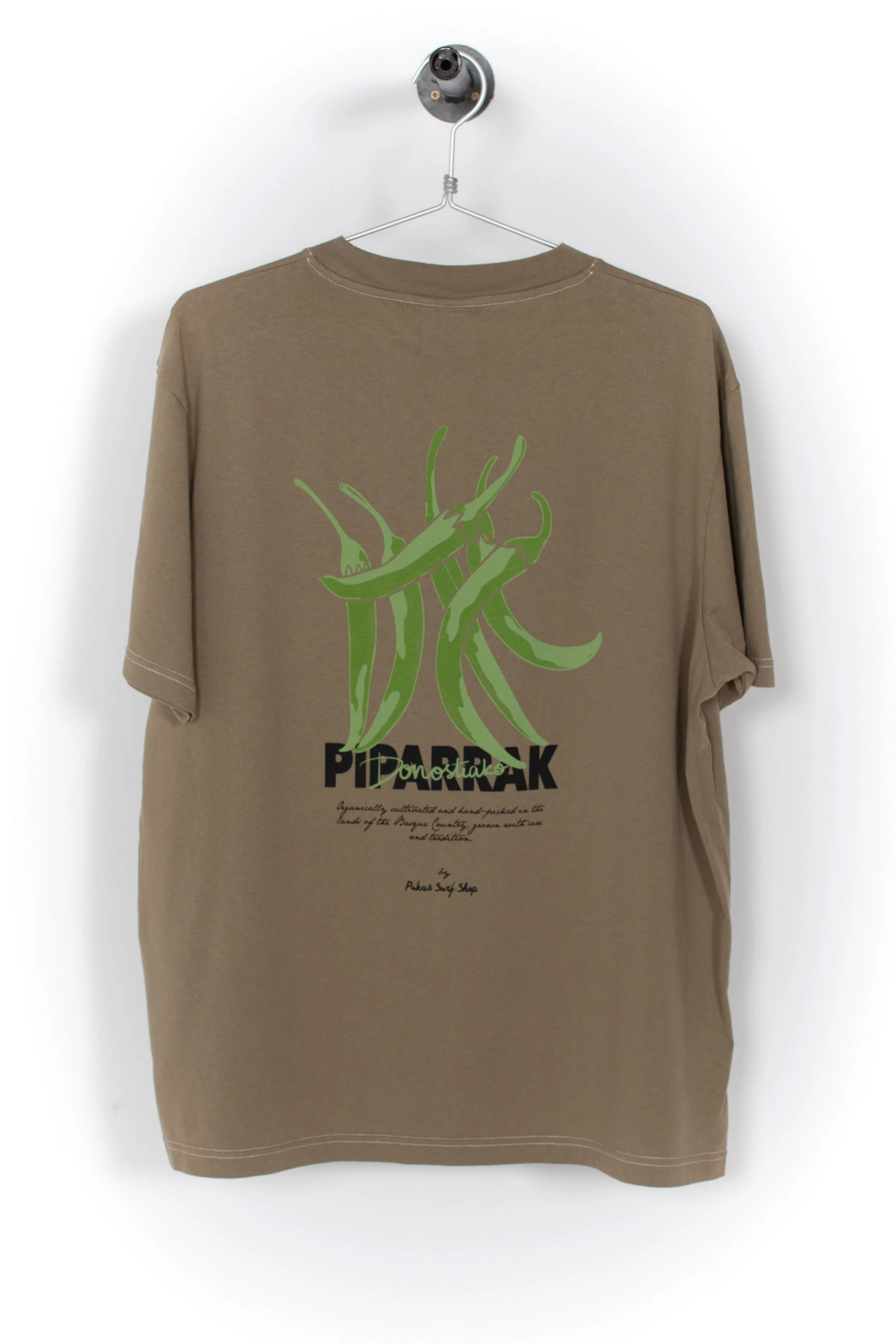 PUKAS SURF SHOP - PIPARRA TEE - KAKI