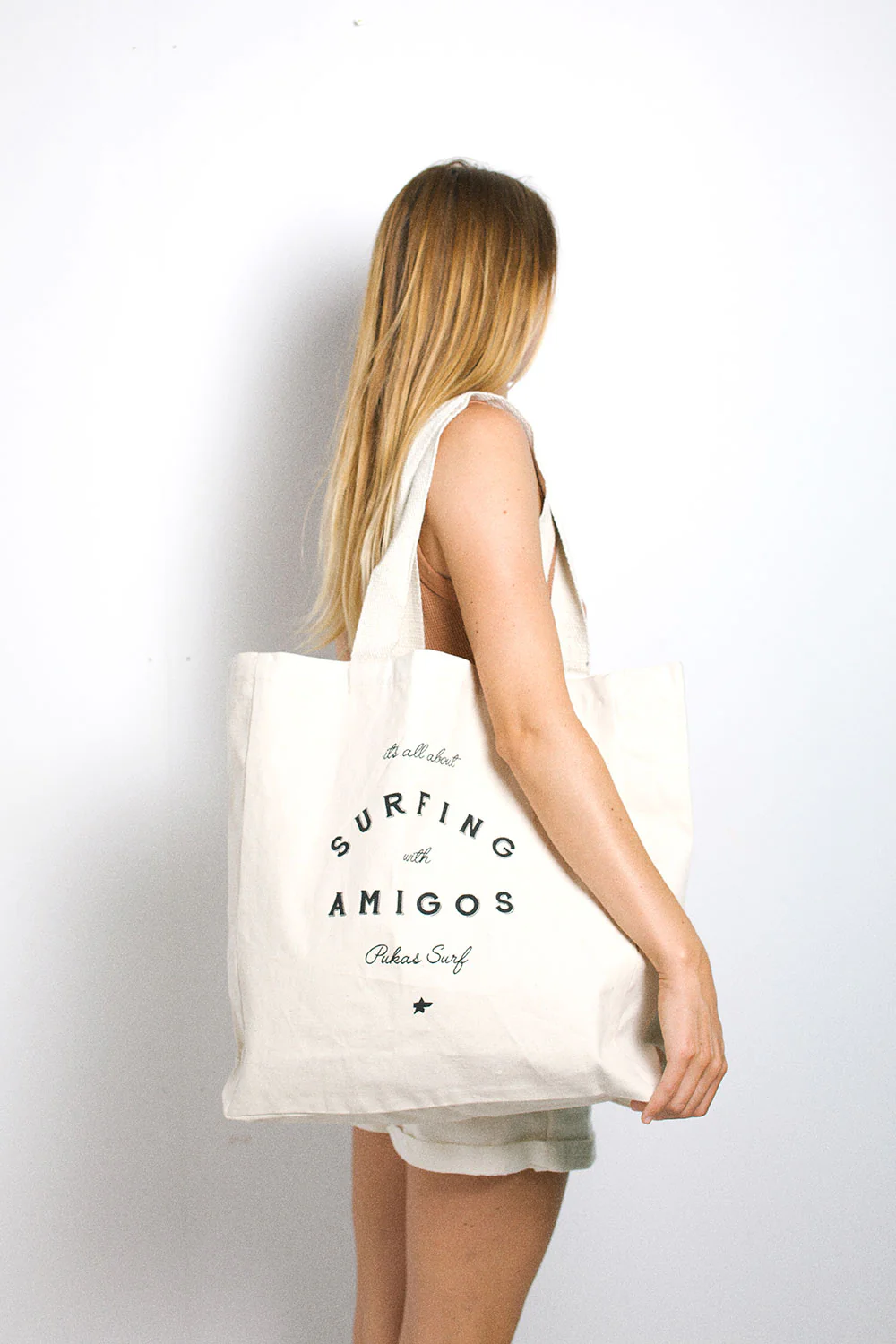 PUKAS SURF SHOP - SURFING WITH AMIGOS TOTE - Image 3