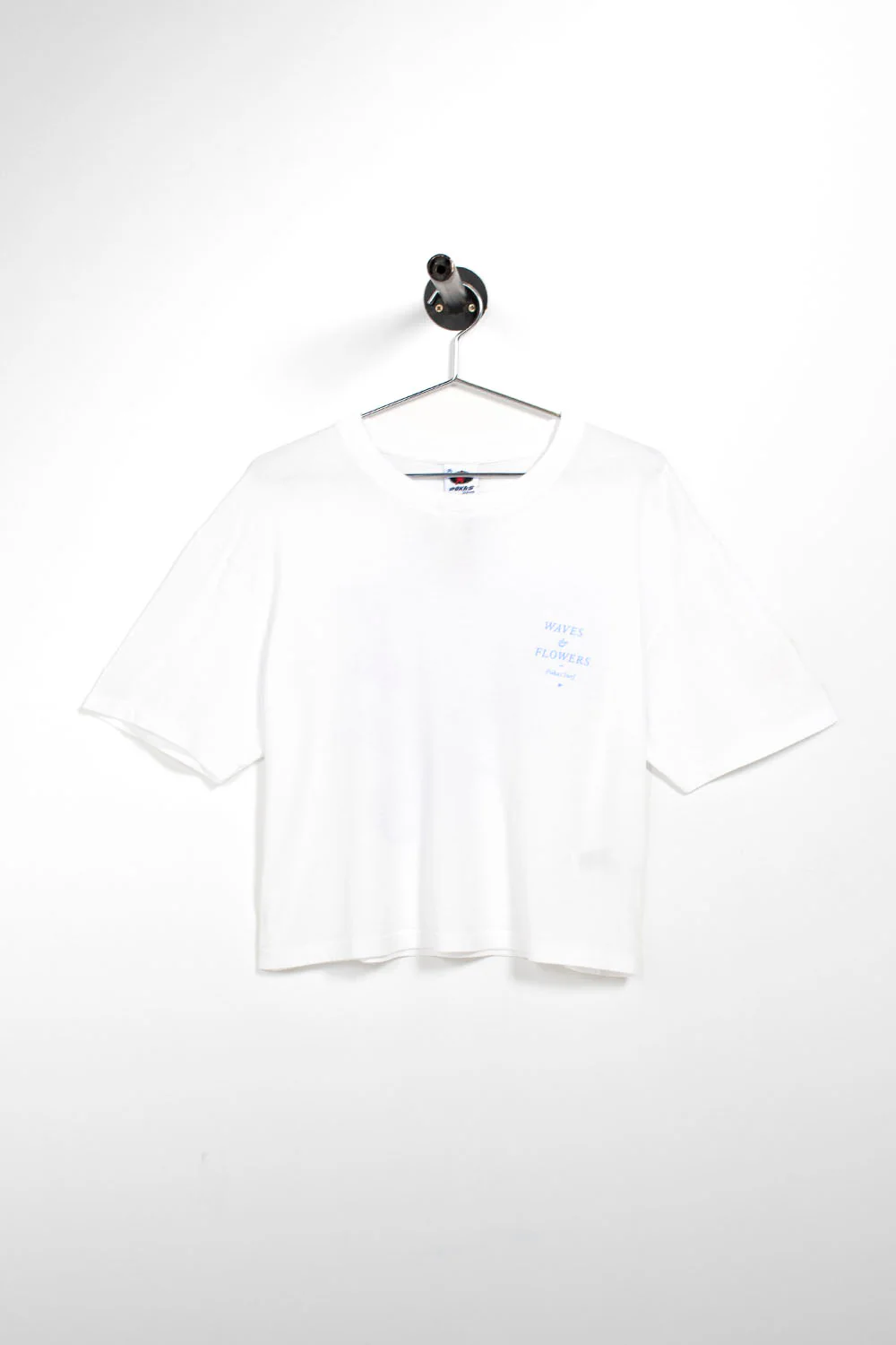 PUKAS SURF SHOP - WAVES AND FLOWERS TEE - WHITE - Image 2
