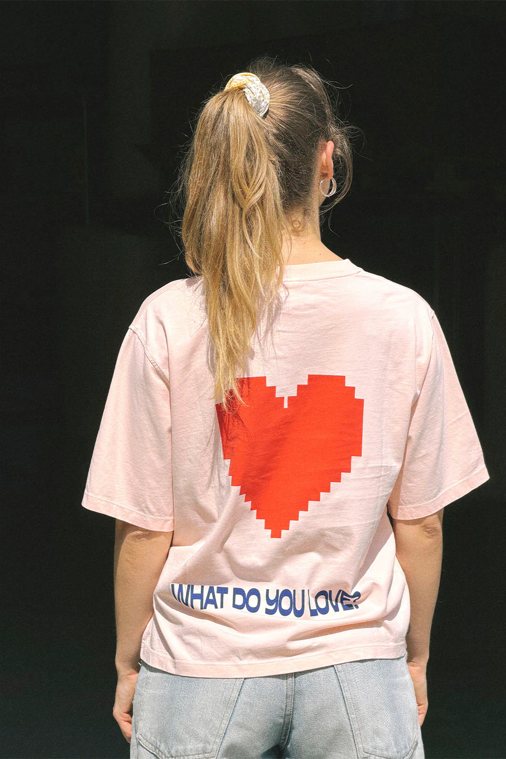 PUKAS SURF SHOP - YOU LOVE OVERSIZED TEE - ASH ROSE - Image 3