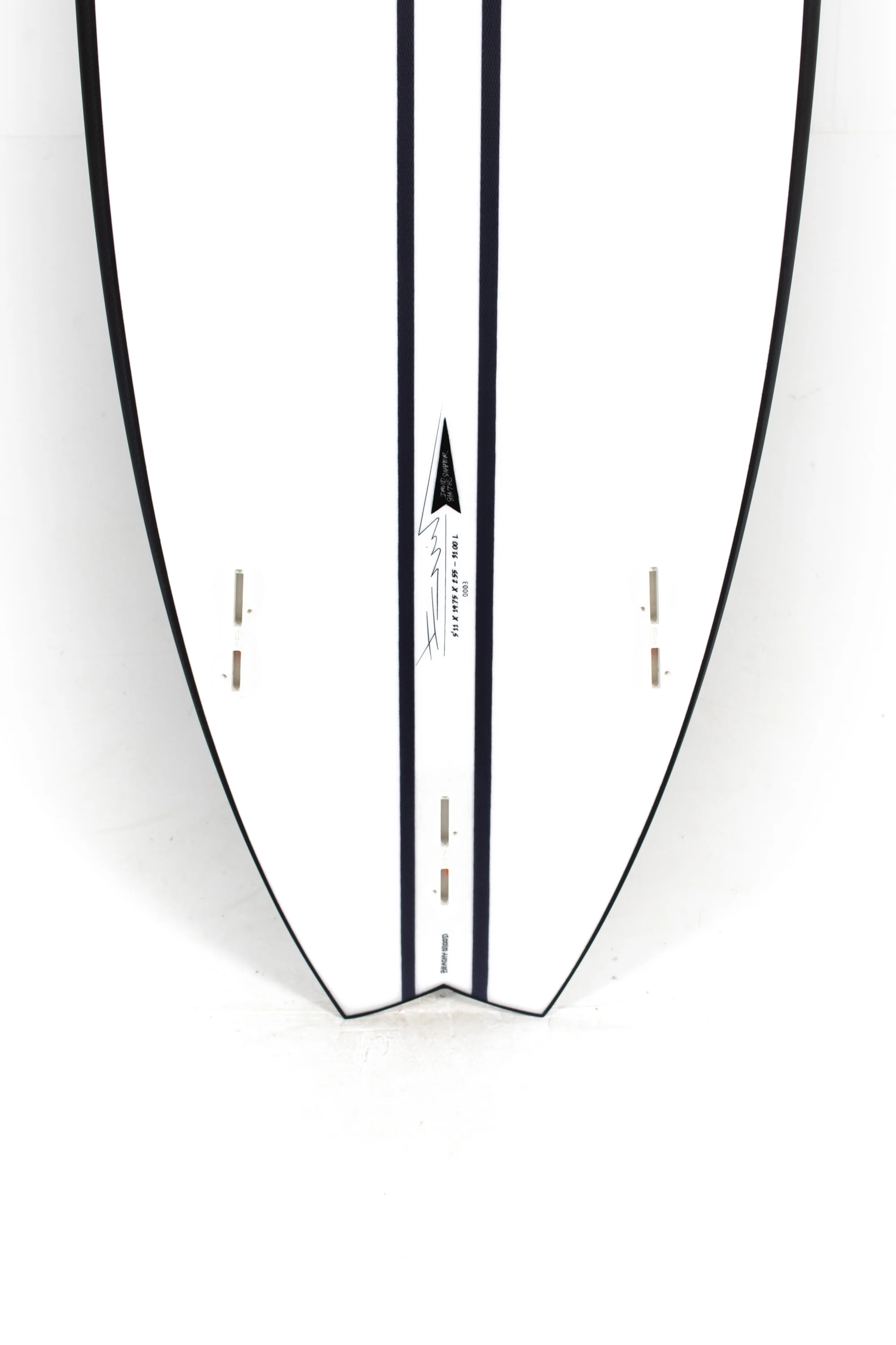 Pukas Surfboards- BEACHY MOOD by David Santos - INNCARBON - FCS II - 5'11" x 19.75 x 2.55 x 31.00L - Image 8