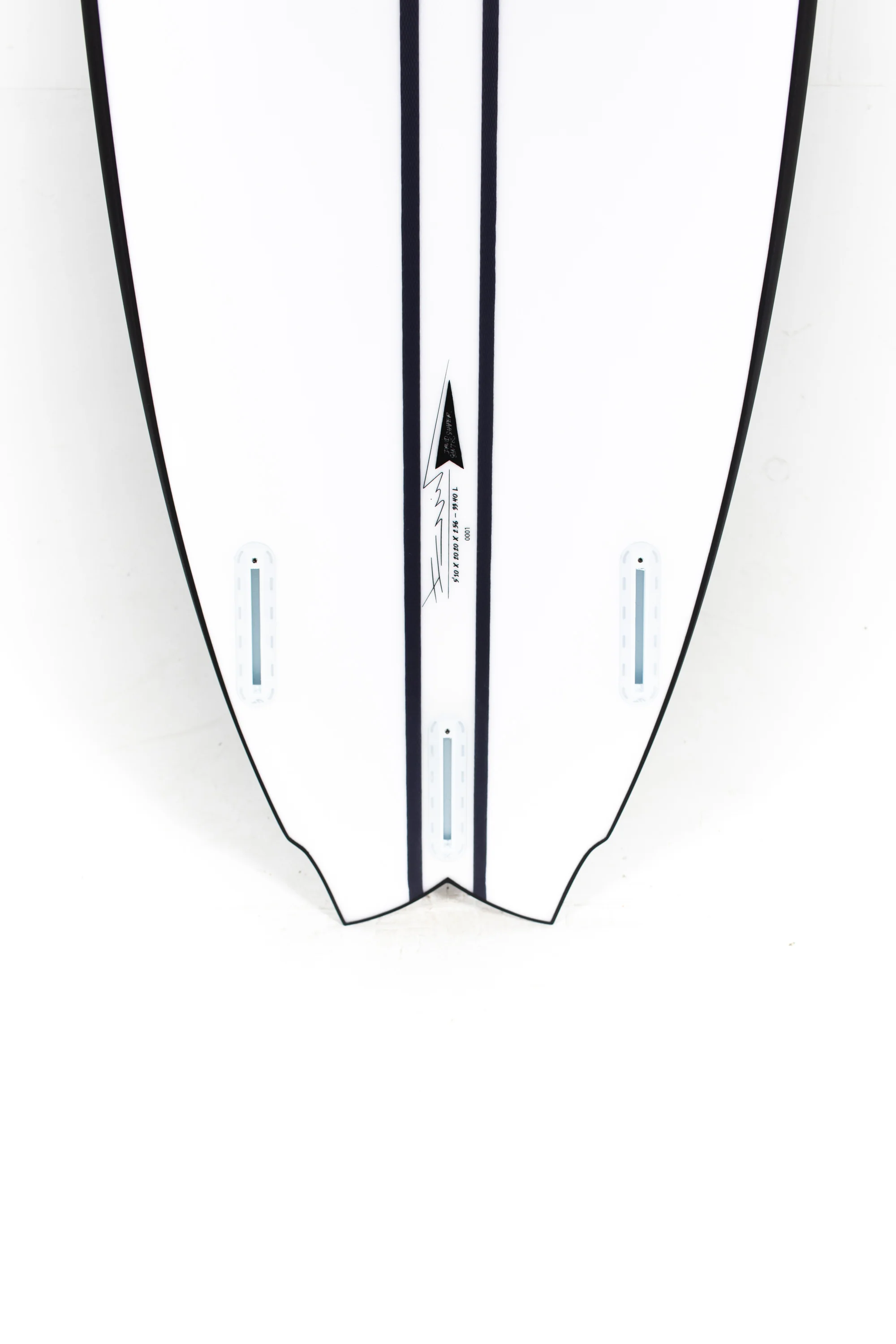 Pukas Surfboards- Mustache by David Santos - Inncarbon - FUT - 5'10" x 20.20 x 2.56 - 33.40L - Image 8