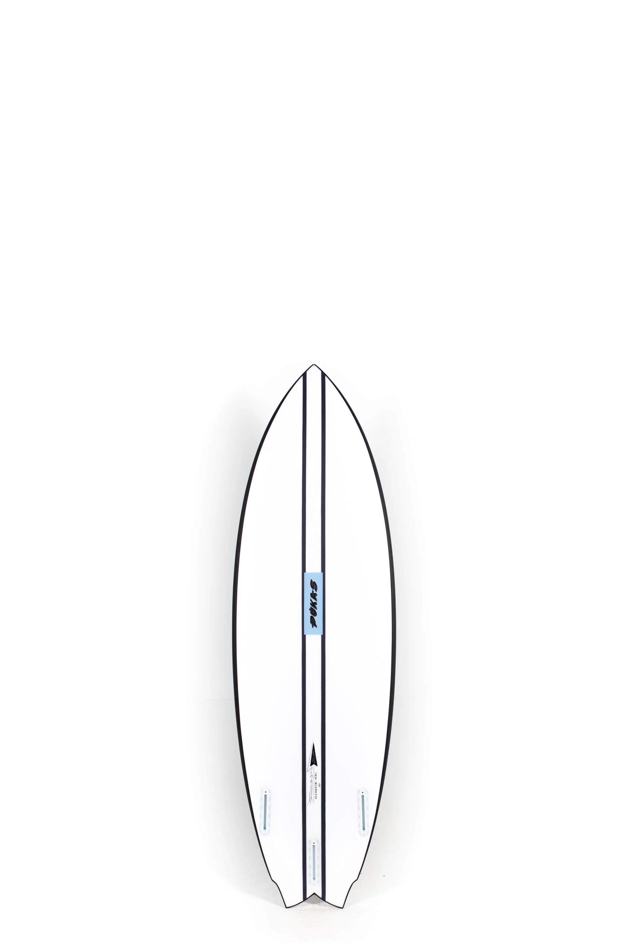 Pukas Surfboards- Mustache by David Santos - Inncarbon - FUT - 5'5" x 19.20 x 2.36 - 27.20L - Image 2