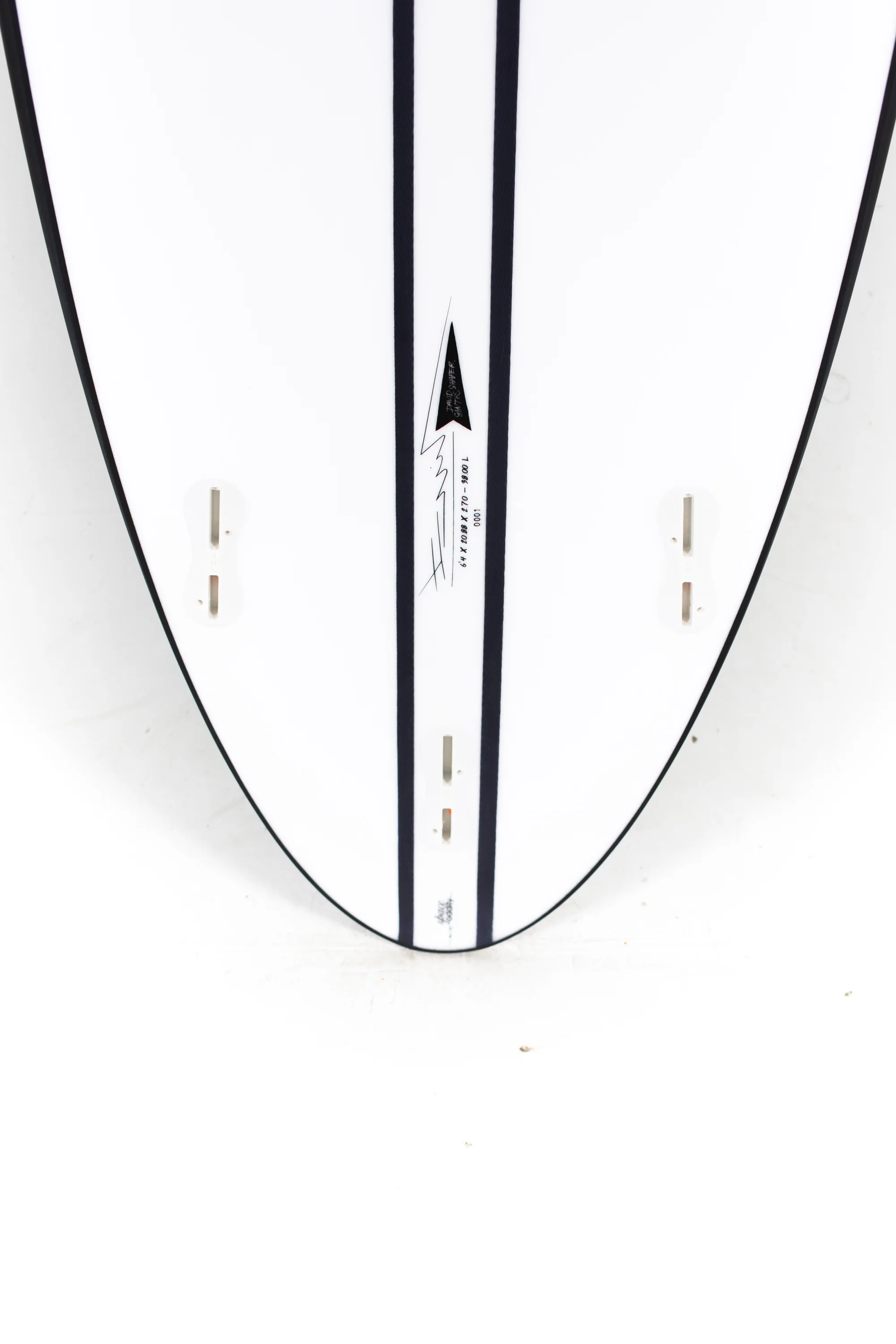 Pukas Surfboards - SPACE ODDITY by David Santos - INNCARBON - FCS II - 6'4" x 20.88 x 2.70 - 38L - Image 8