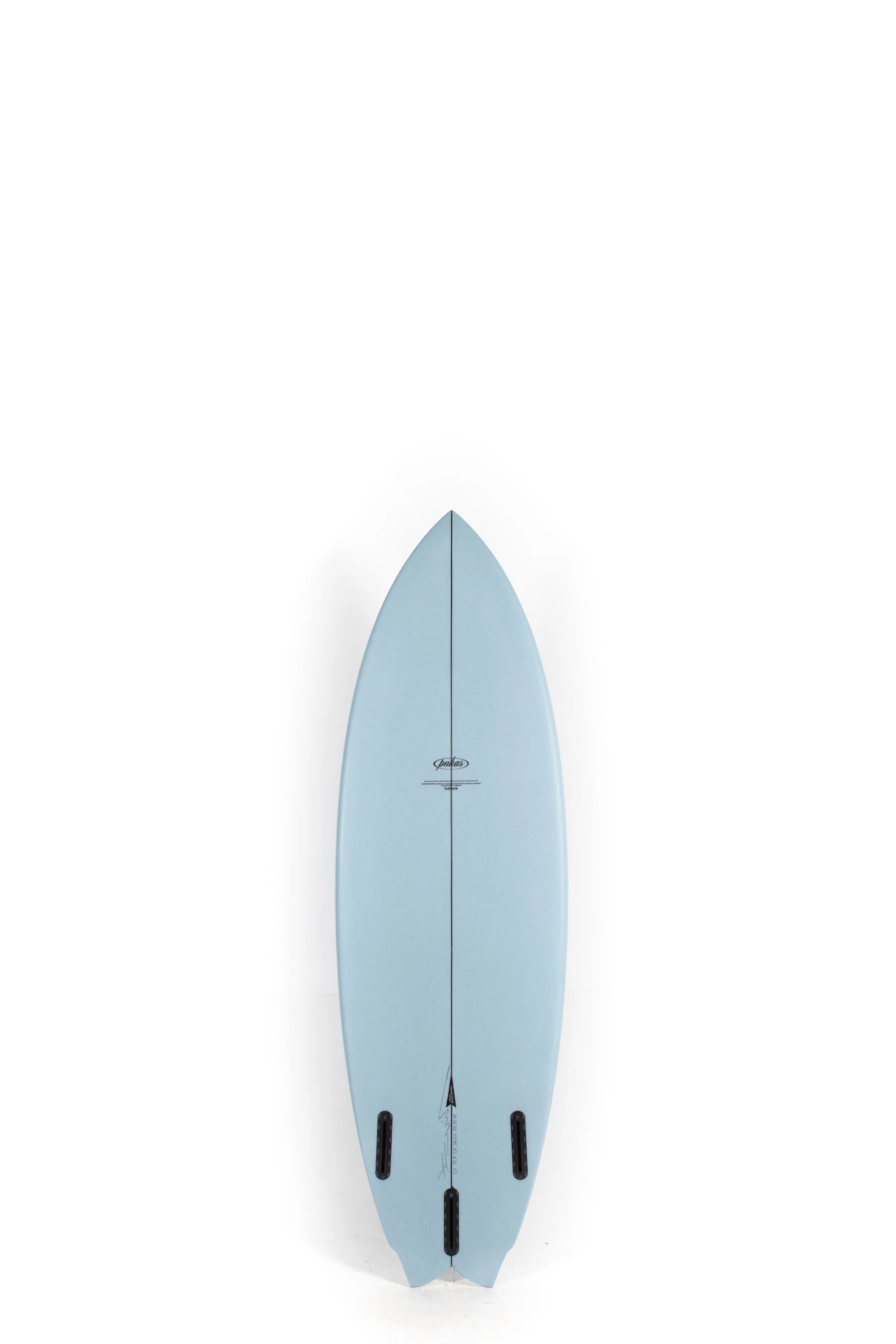 Pukas Surfboards- Mustache by David Santos - 5'6" x 19.4 x 2.4 - 28.37L - DS02214 - Image 2