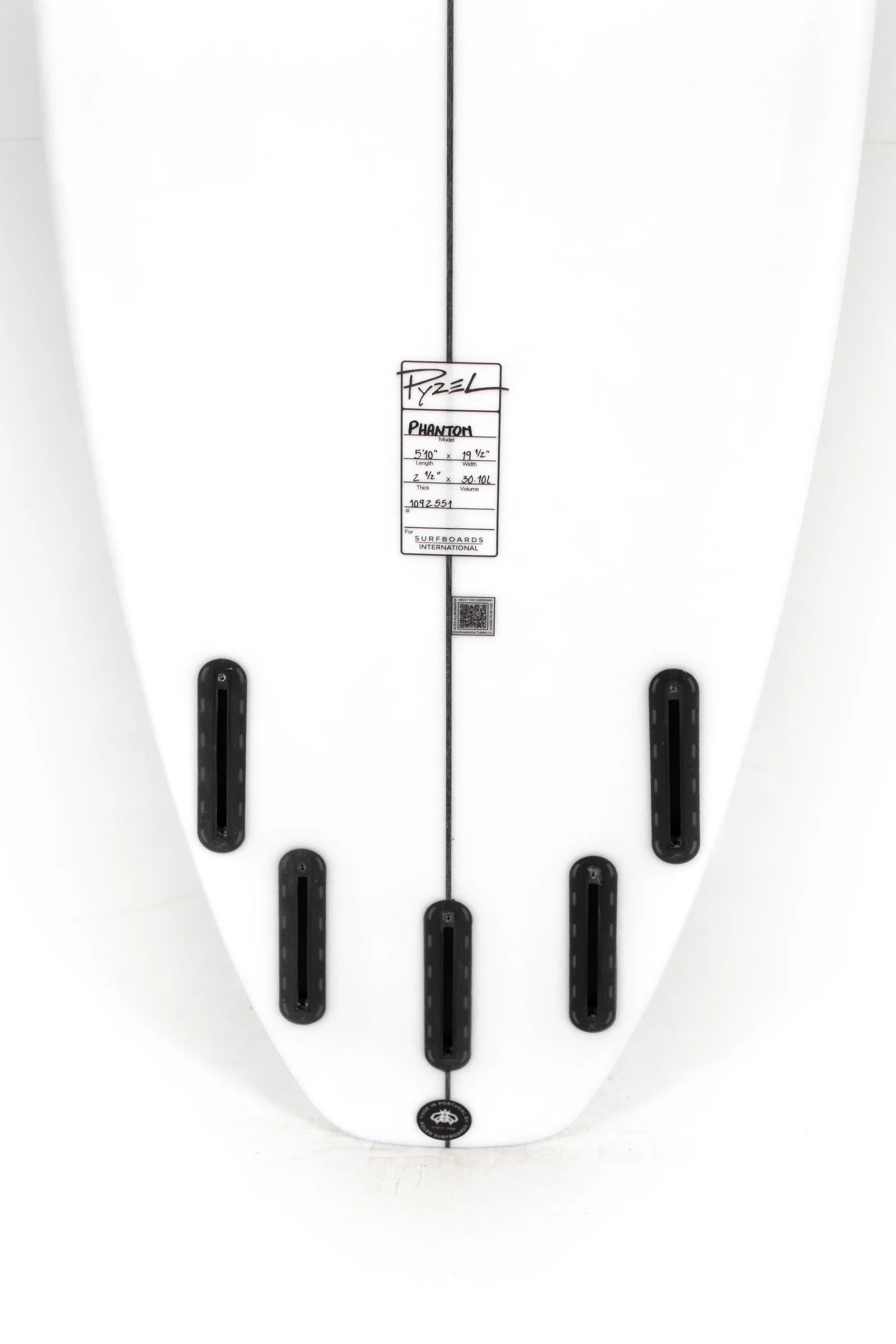 Pyzel Surfboards - PHANTOM -  5'10" x 19 1/2 x 2 1/2 - 30L - Image 8