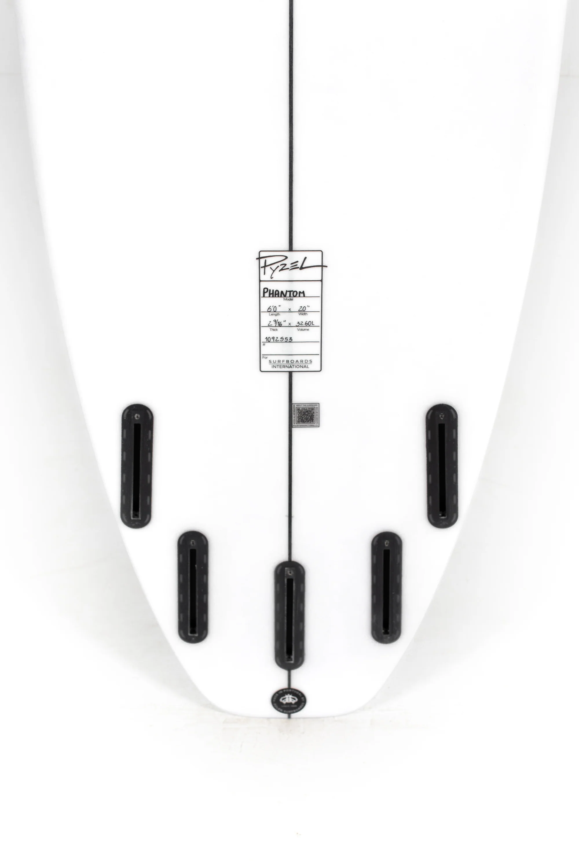 Pyzel Surfboards - PHANTOM -  6'0" x 20 x 2 9/16 - 32.6L - Image 8