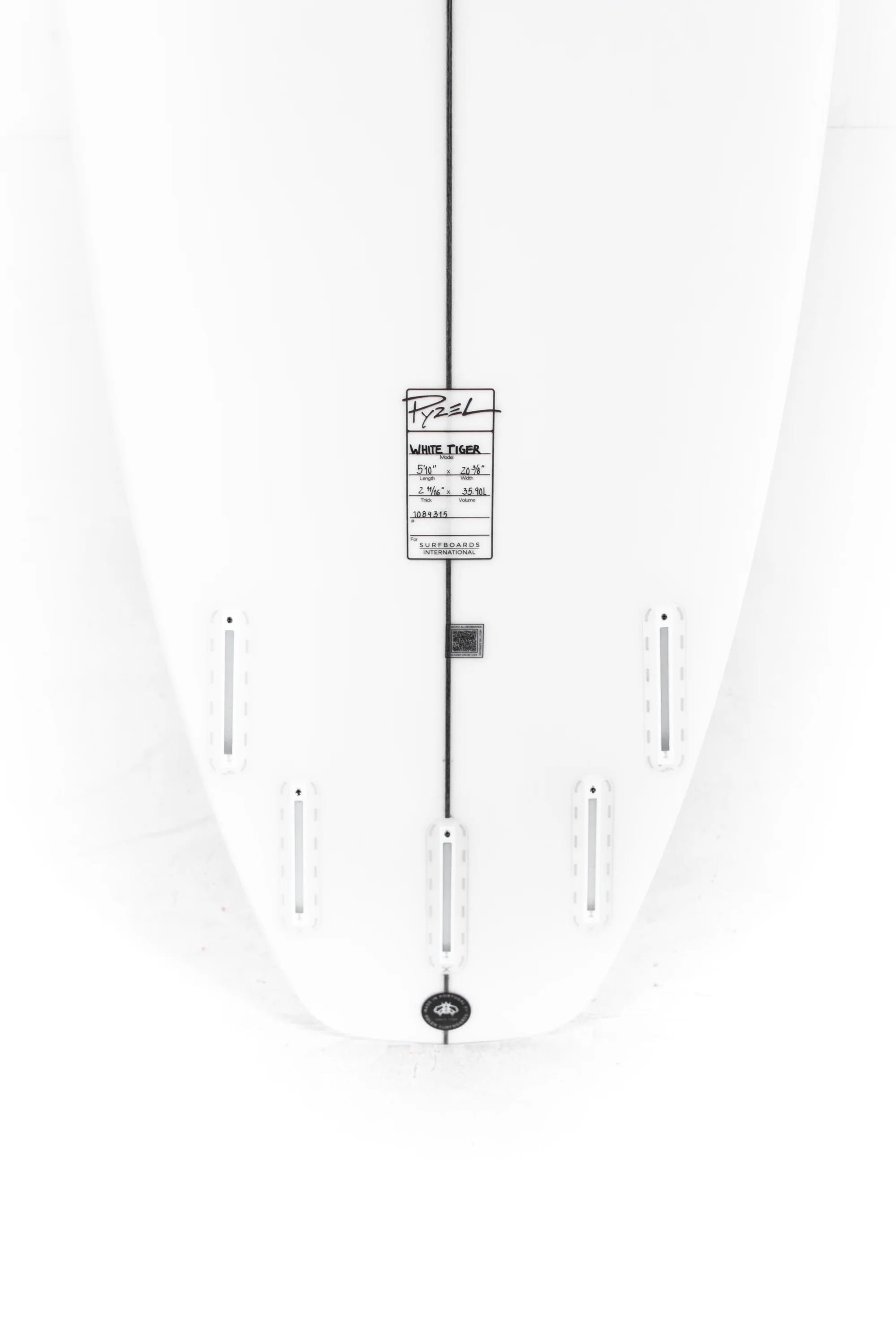 Pyzel Surfboards - WHITE TIGER - 5'10" x 10 3/8 x 2 11/16 - 35.9L - Image 8