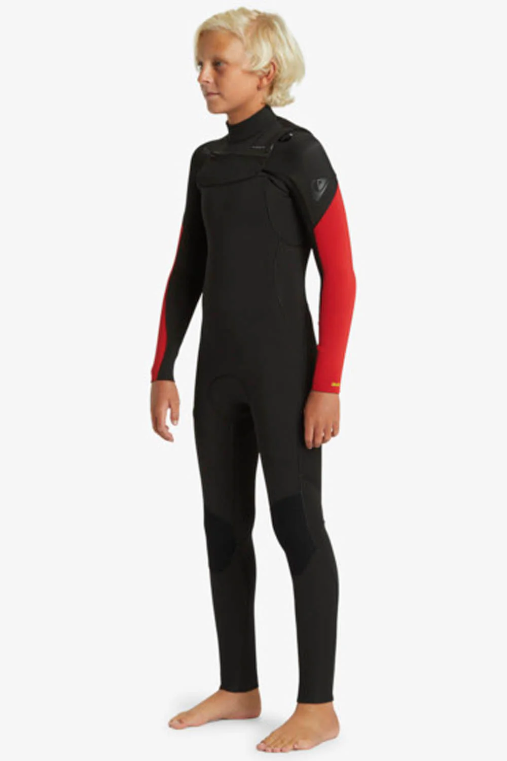 QUIKSILVER - EVERYDAY SESSIONS - 3/2MM - FRONT ZIP - HIGH RISK RED - BOY - Image 3