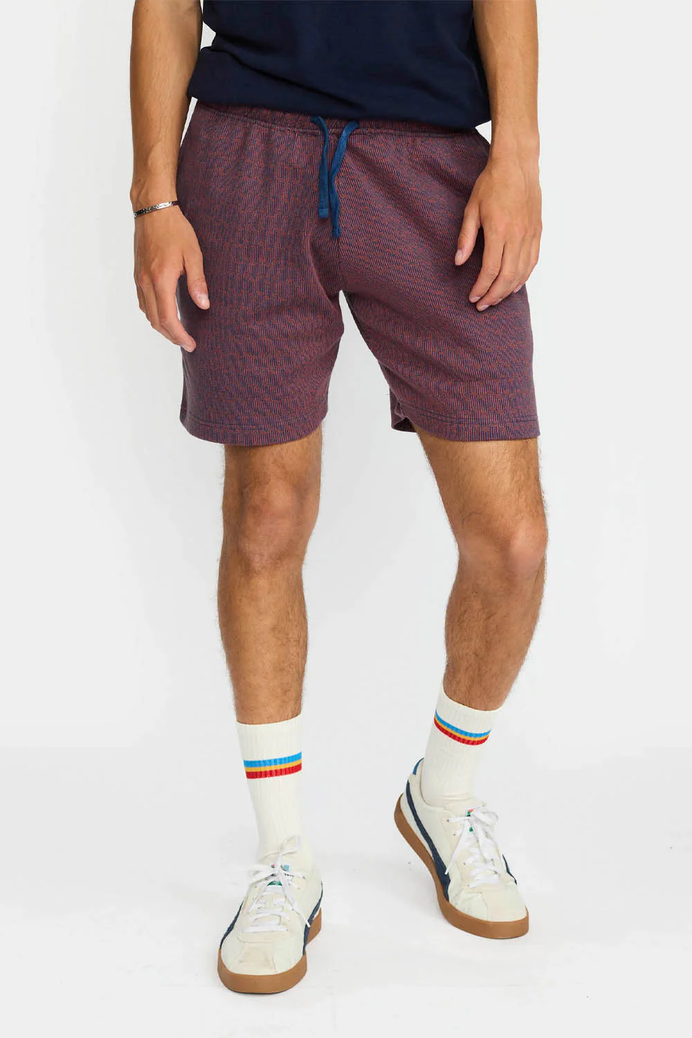 REVOLUTION - JACQUARD SHORTS - NAVY