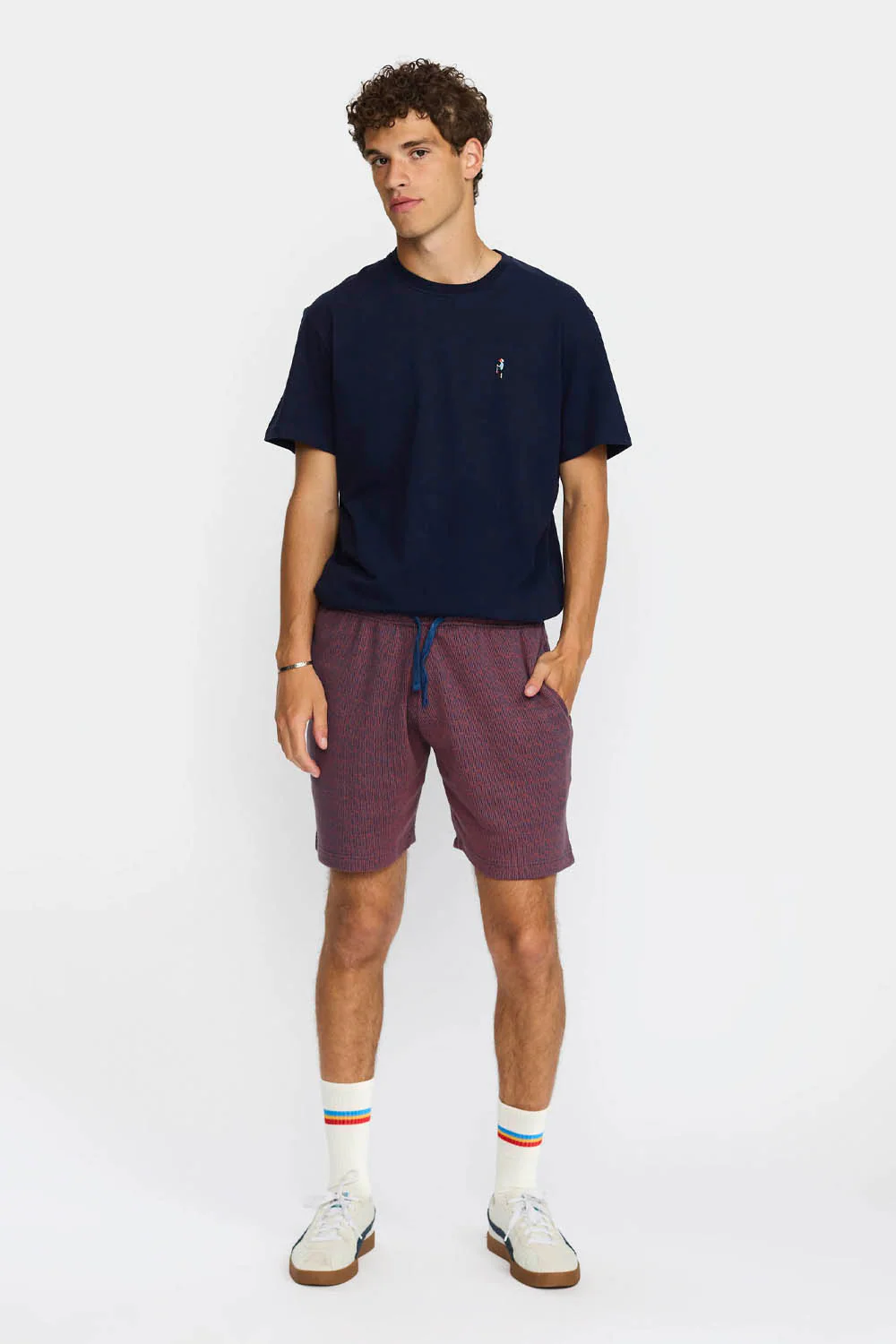 REVOLUTION - JACQUARD SHORTS - NAVY - Image 2