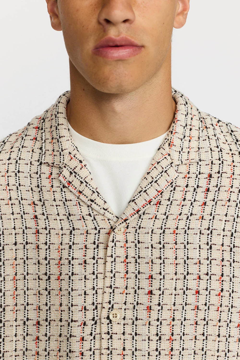 REVOLUTION - SQUARES CUBAN SHIRT - Image 4